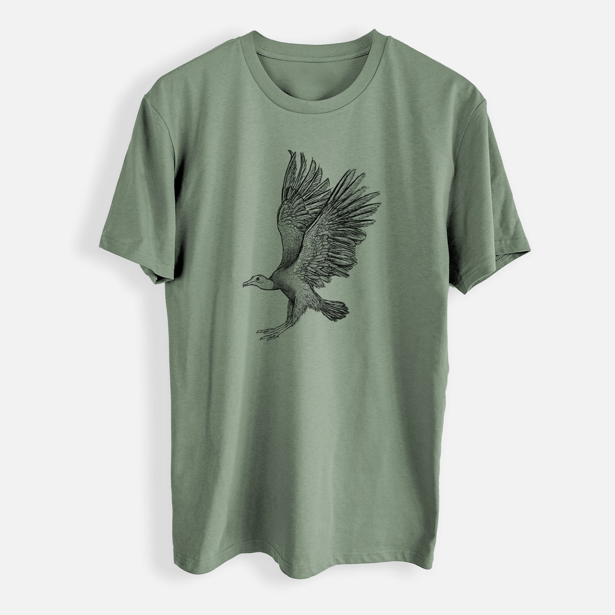 Black Vulture - Coragyps atratus - Mens Everyday Staple Tee