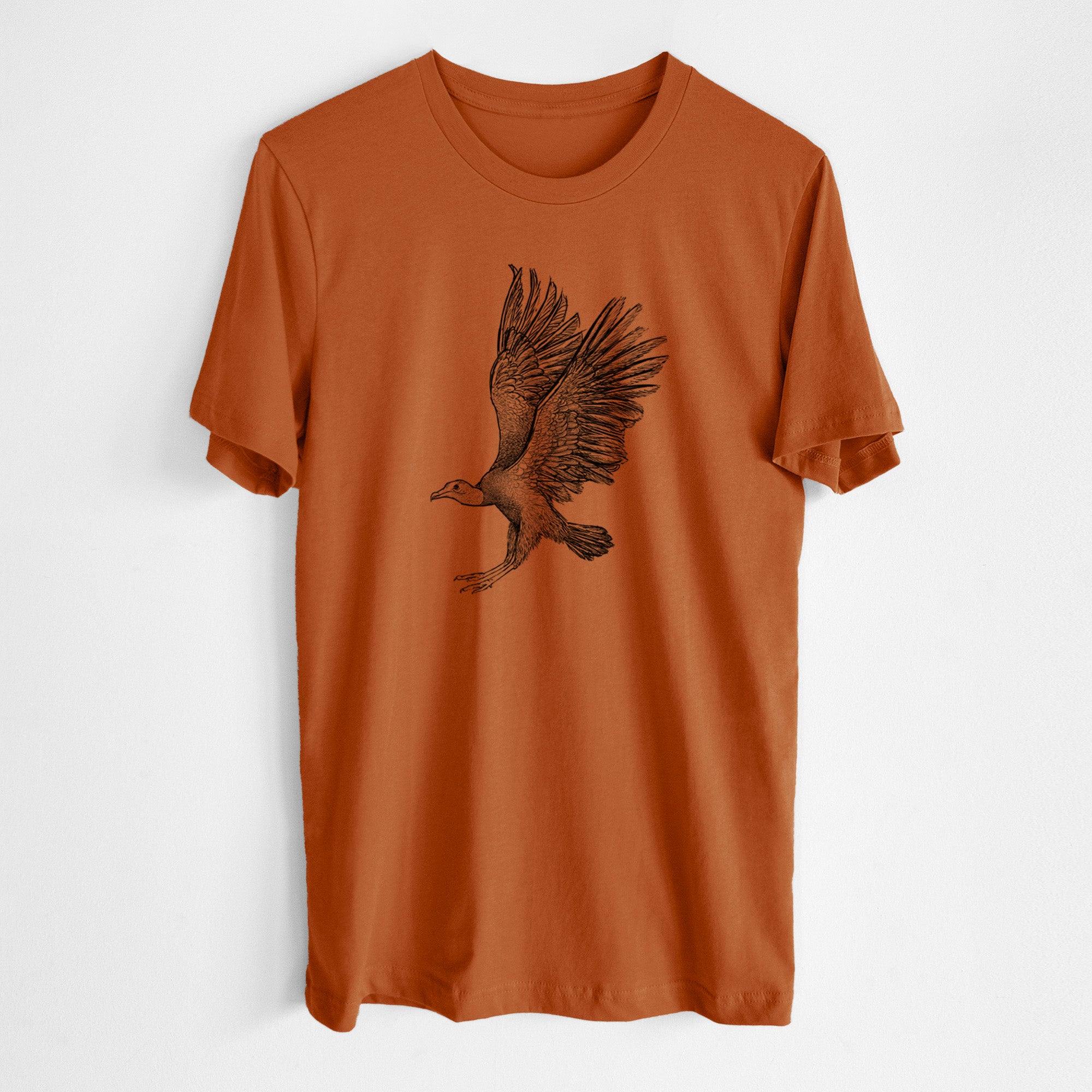 Black Vulture - Coragyps atratus - Lightweight 100% Cotton Unisex Crewneck