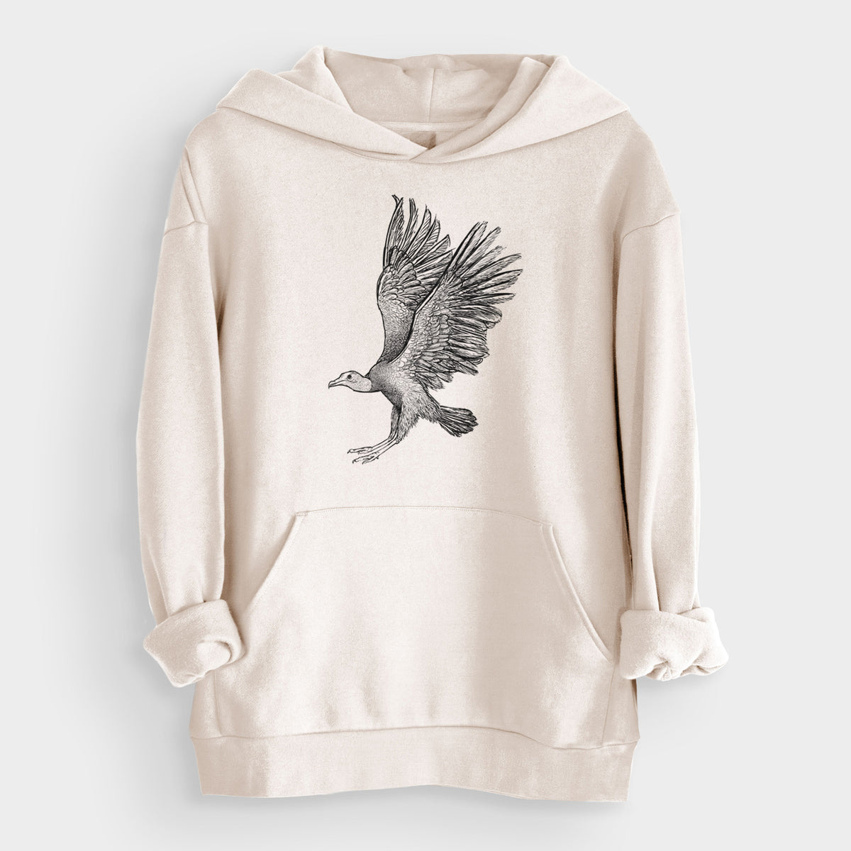 Black Vulture - Coragyps atratus  - Bodega Midweight Hoodie