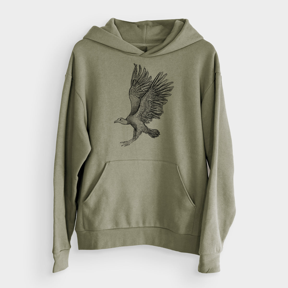 Black Vulture - Coragyps atratus  - Bodega Midweight Hoodie