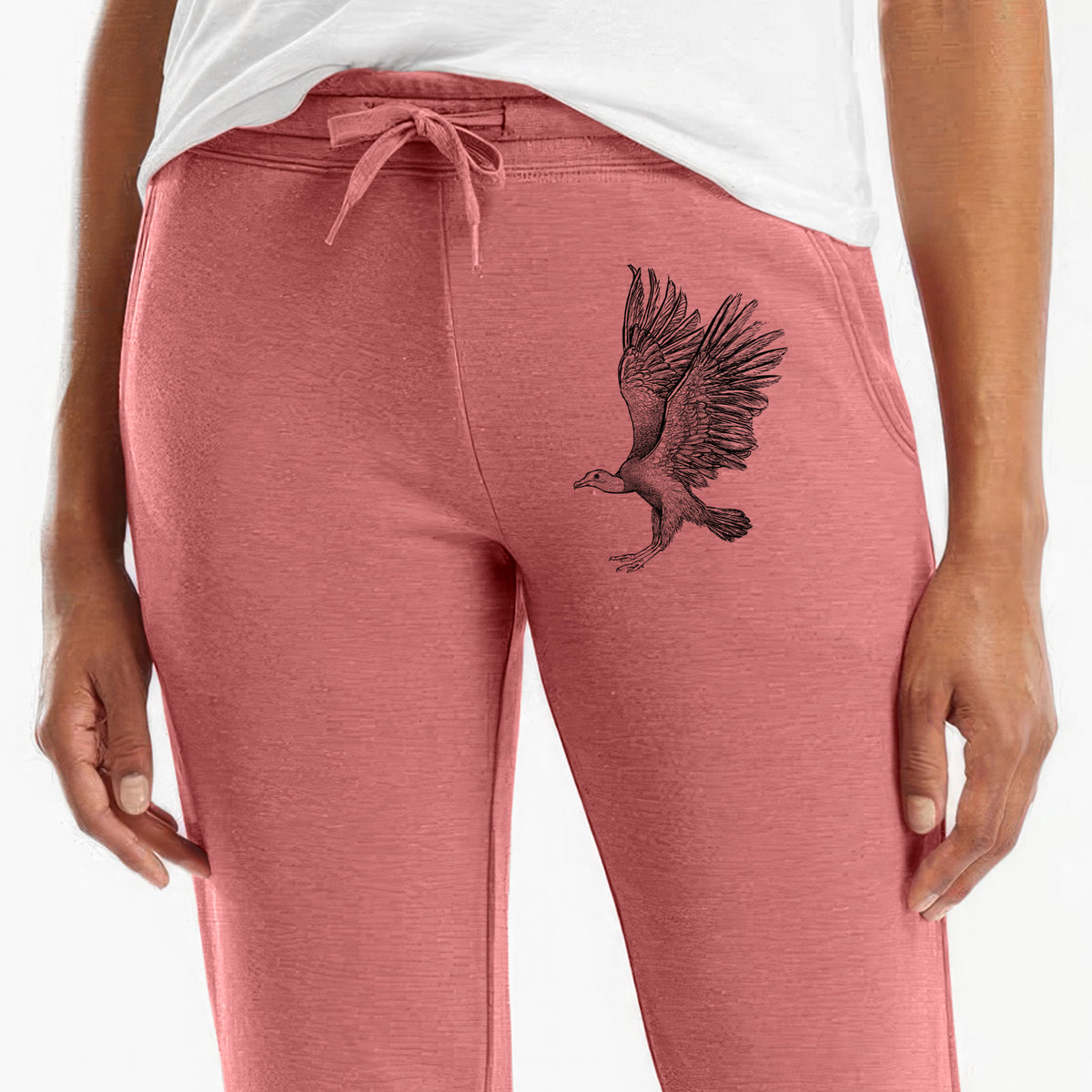 Black Vulture - Coragyps atratus - Women&#39;s Cali Wave Jogger Sweatpants