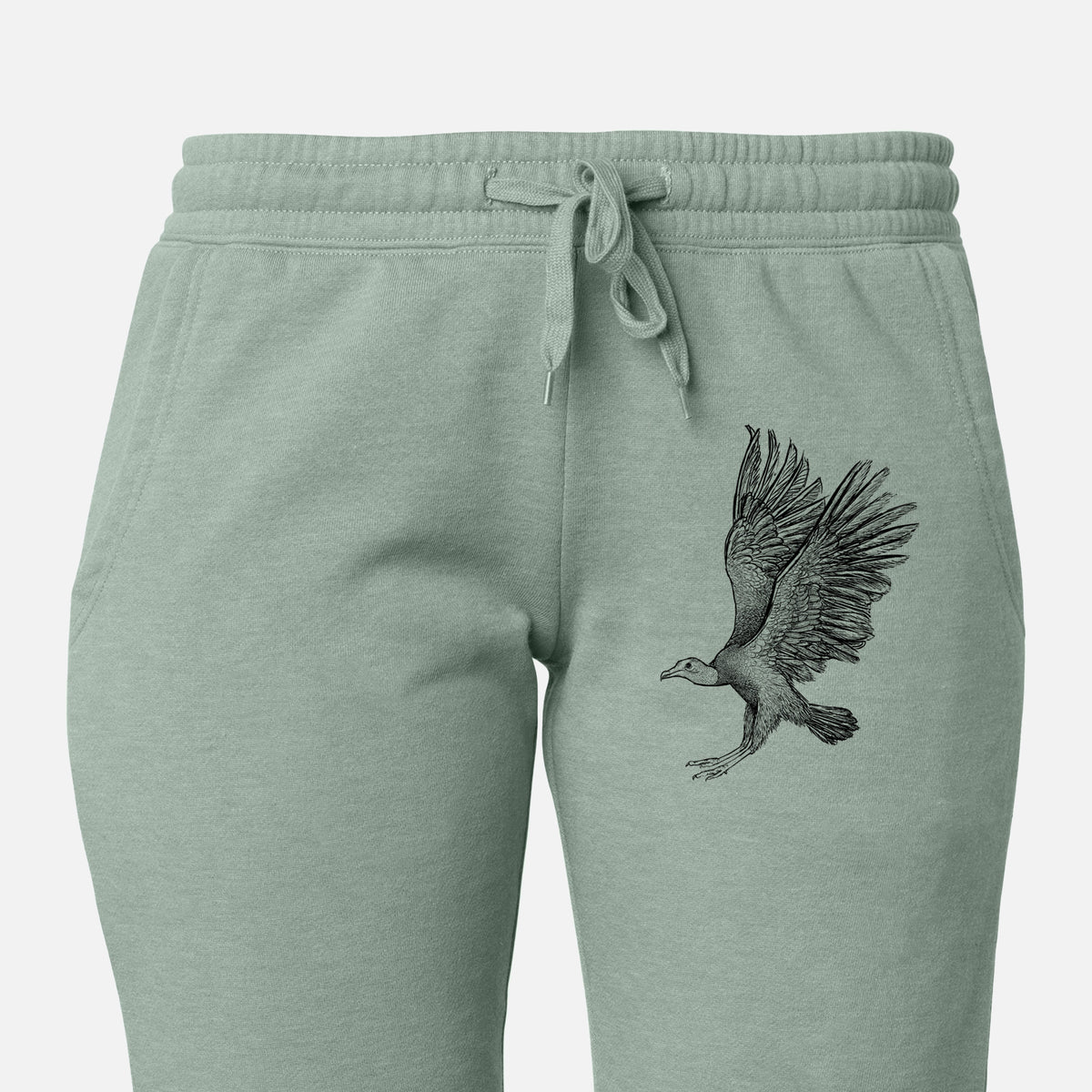 Black Vulture - Coragyps atratus - Women&#39;s Cali Wave Jogger Sweatpants