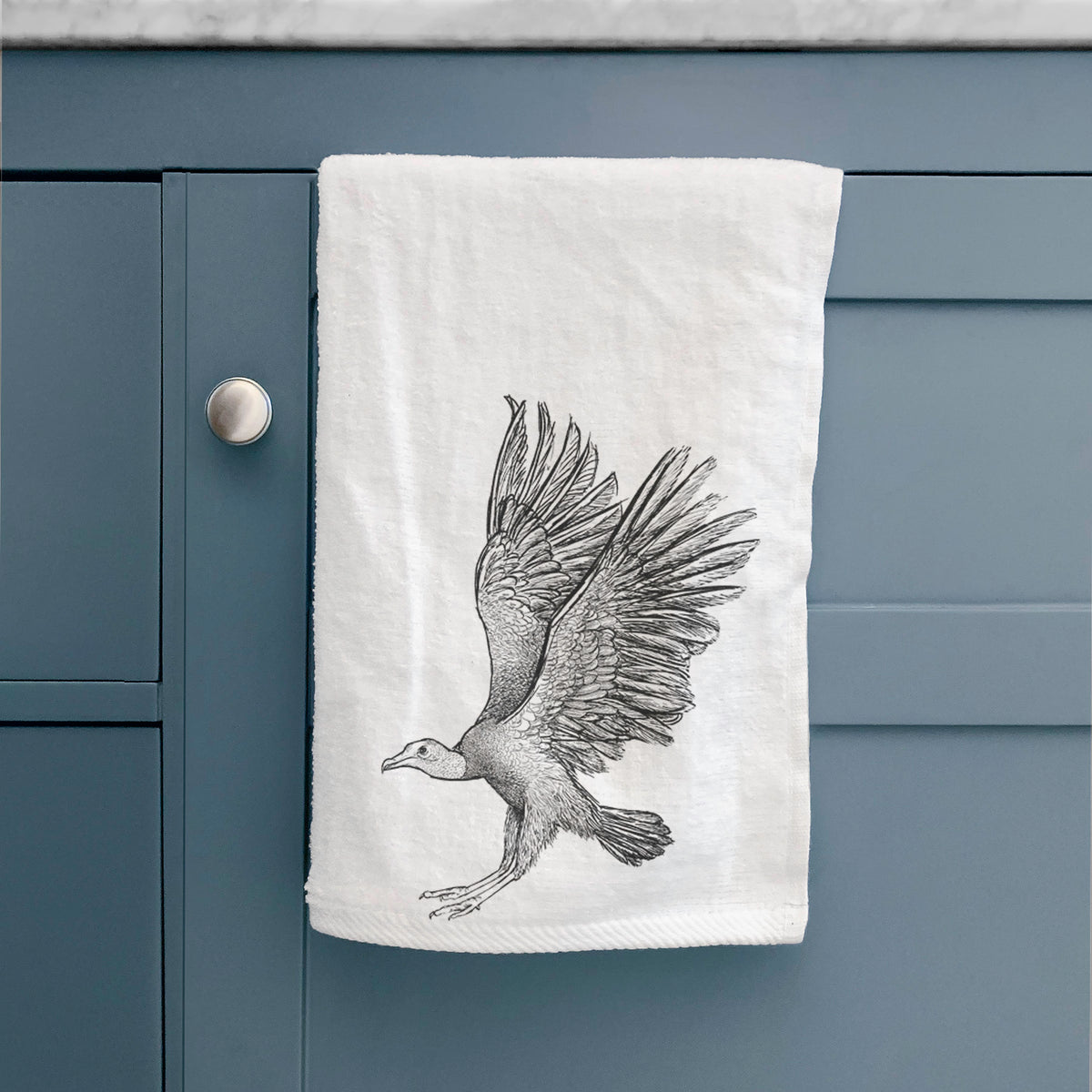 Black Vulture - Coragyps atratus Premium Decorative Hand Towel