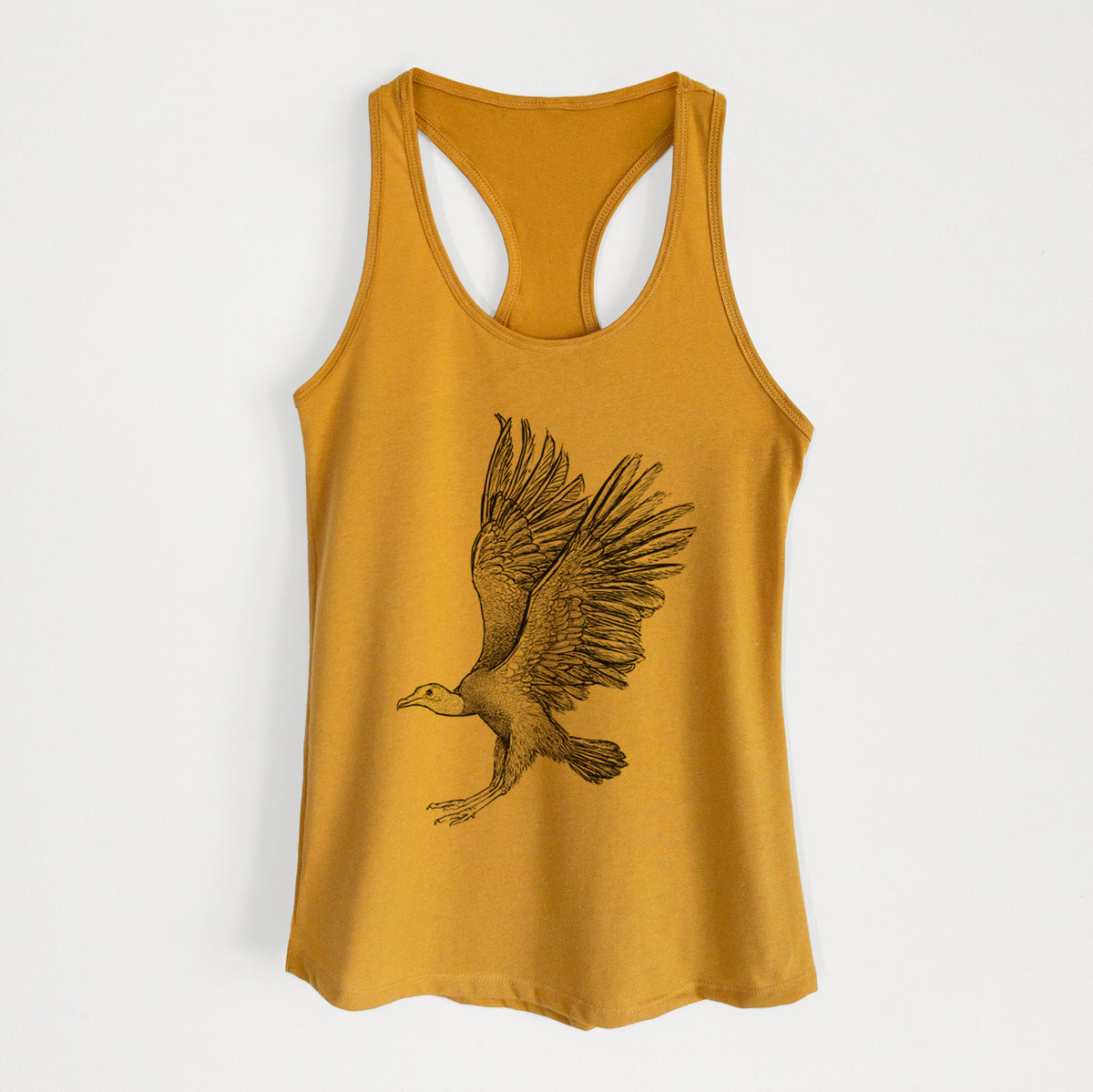 Black Vulture - Coragyps atratus - Women&#39;s Racerback Tanktop