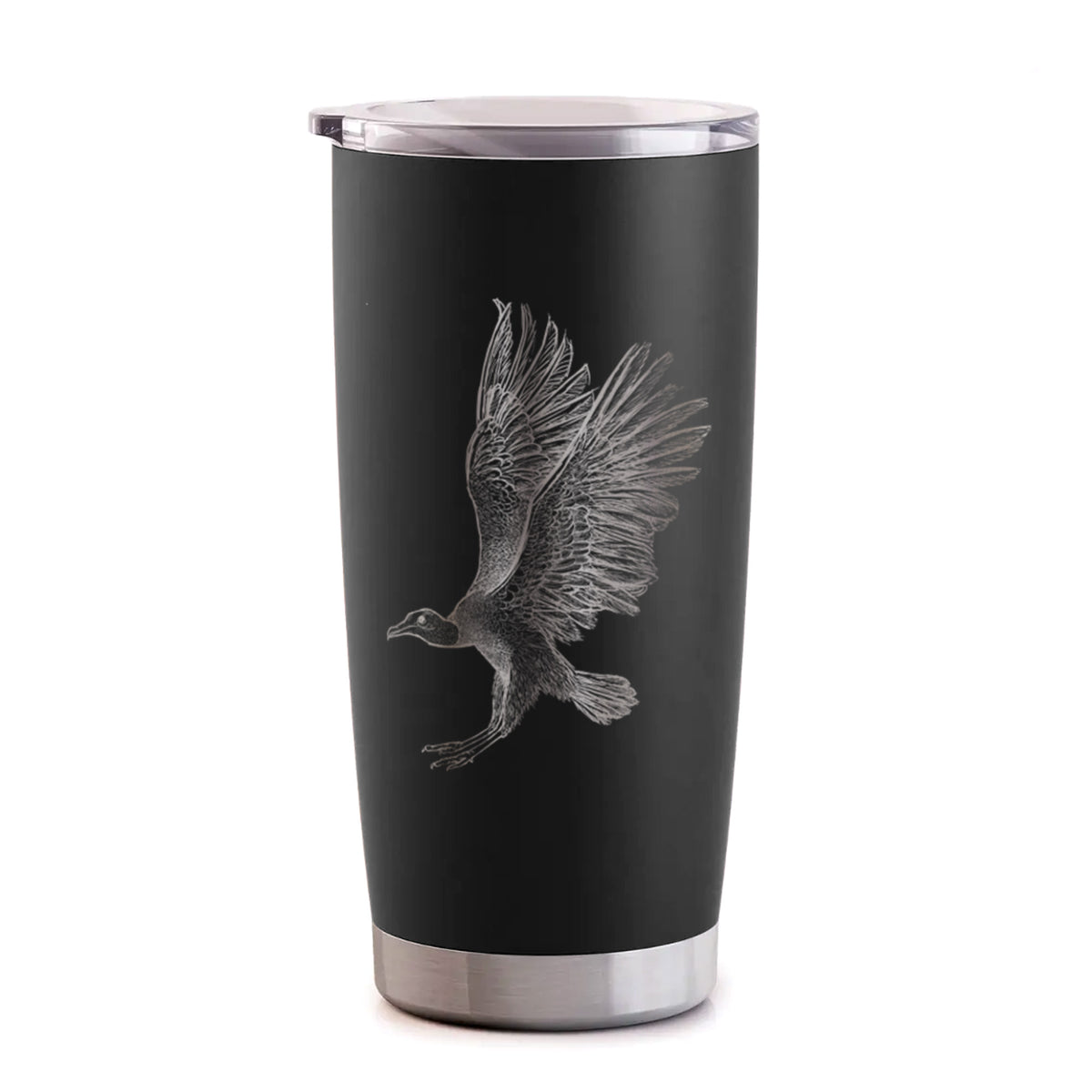 Black Vulture - Coragyps atratus - 20oz Polar Insulated Tumbler