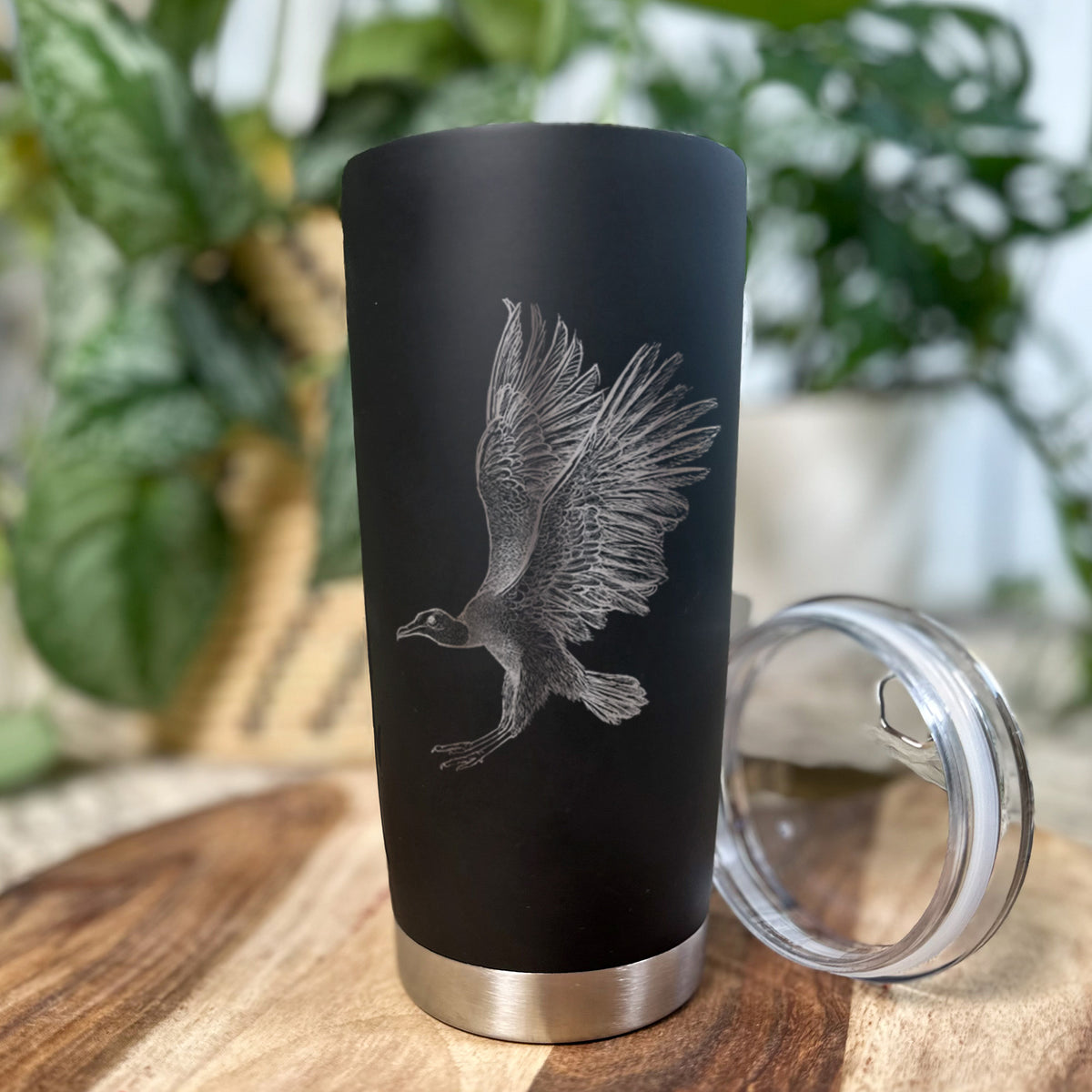 Black Vulture - Coragyps atratus - 20oz Polar Insulated Tumbler