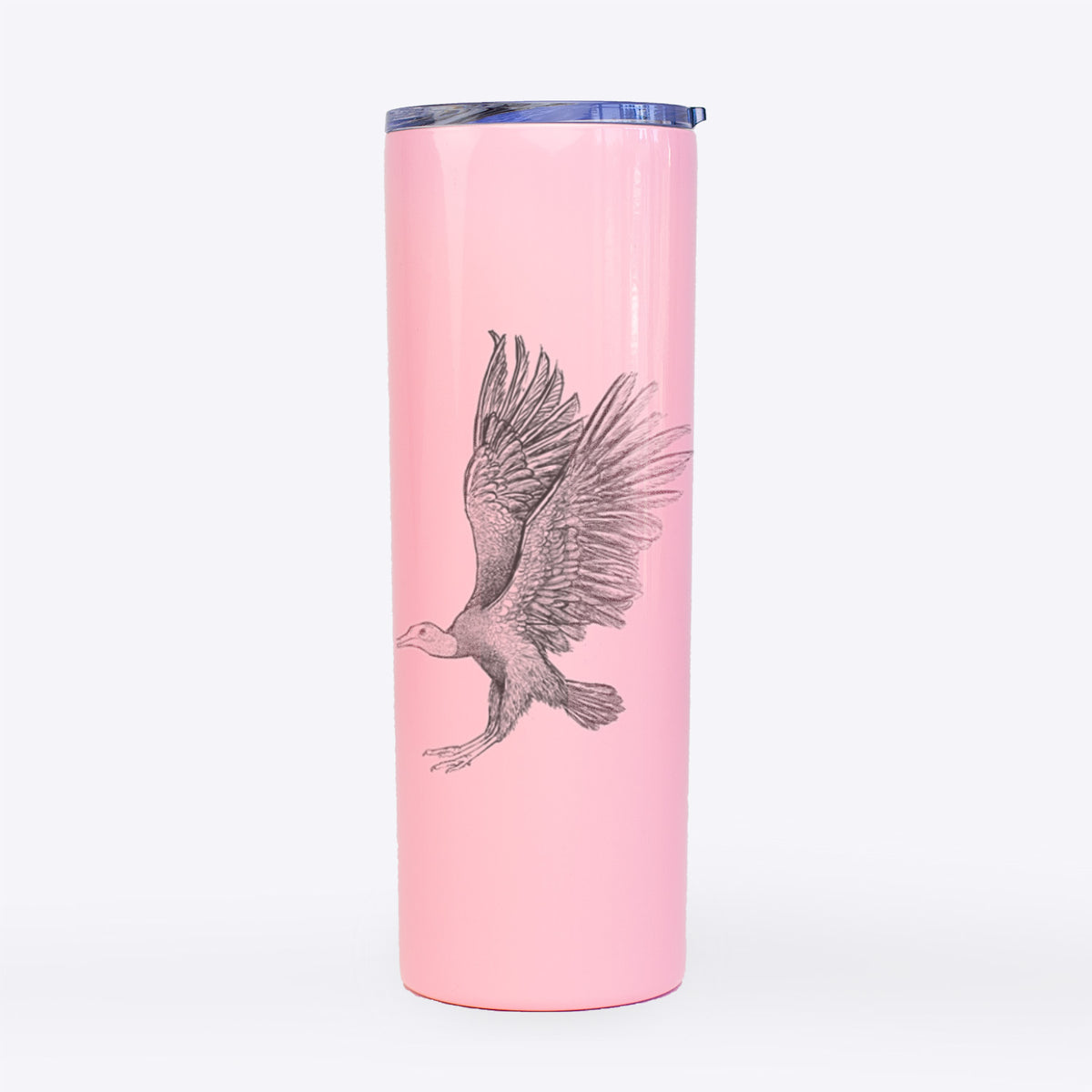 Black Vulture - Coragyps atratus - 20oz Skinny Tumbler