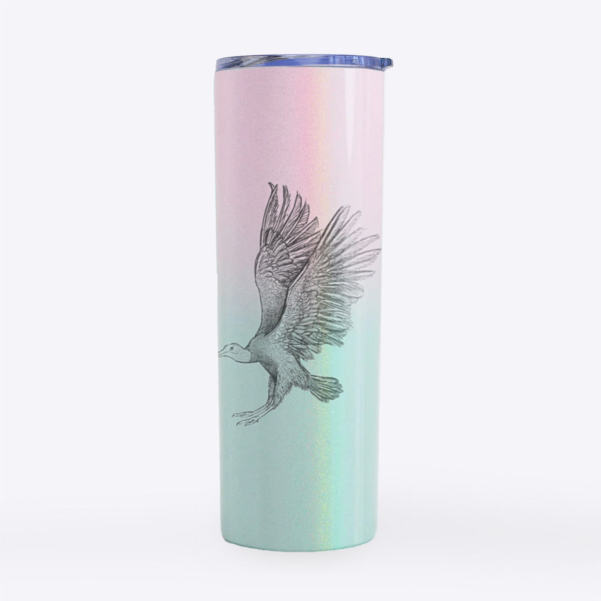 Black Vulture - Coragyps atratus - 20oz Skinny Tumbler