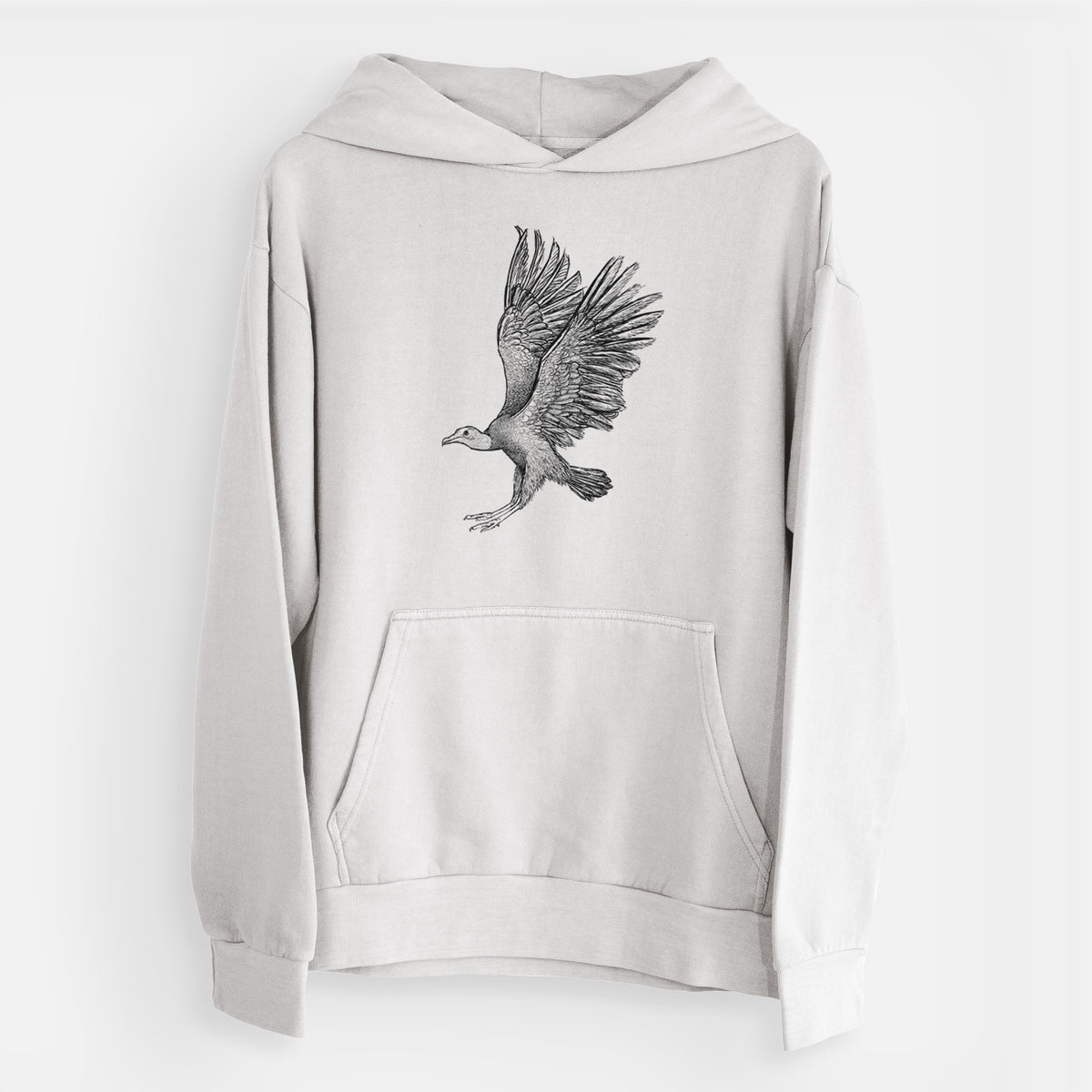 Black Vulture - Coragyps atratus  - Urban Heavyweight Hoodie