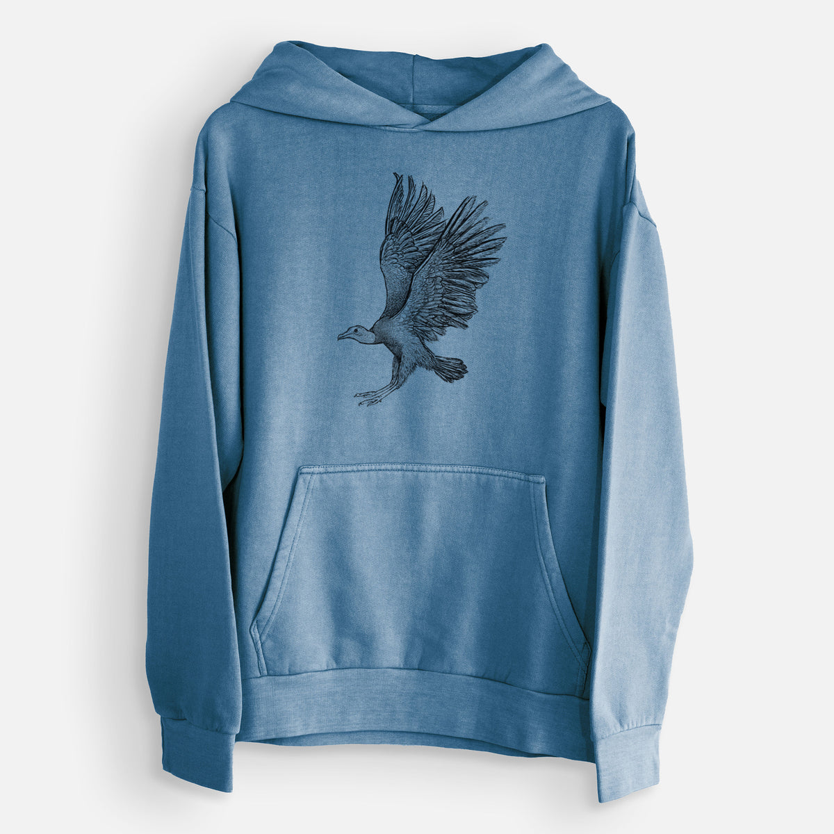 Black Vulture - Coragyps atratus  - Urban Heavyweight Hoodie