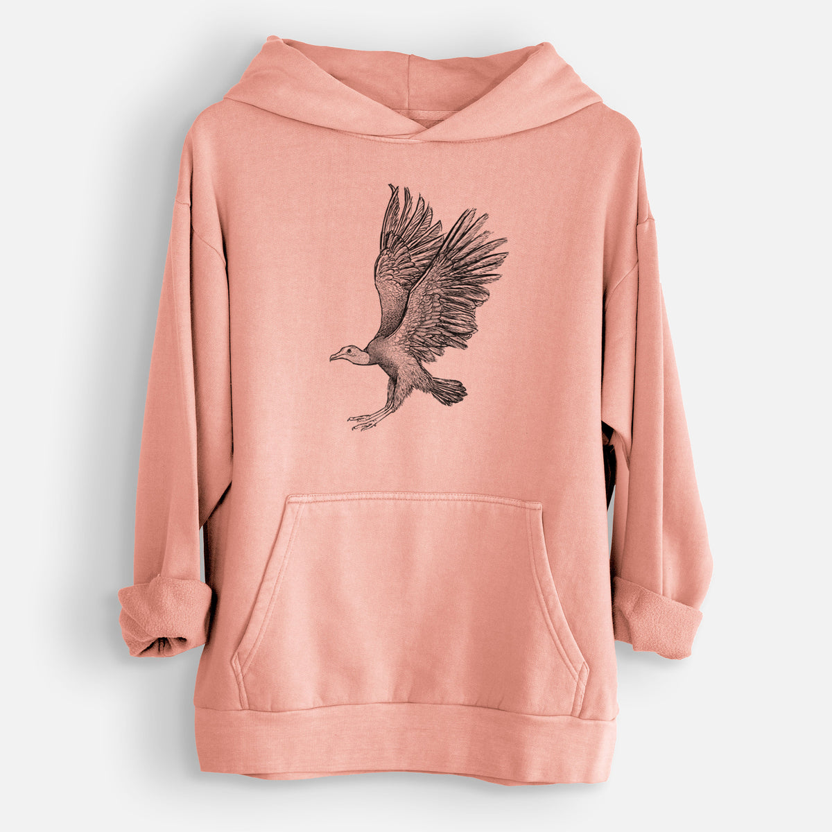 Black Vulture - Coragyps atratus  - Urban Heavyweight Hoodie