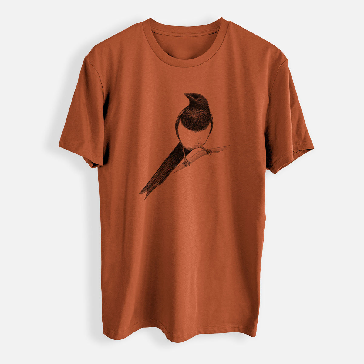 Black-billed Magpie - Pica hudsonia - Mens Everyday Staple Tee