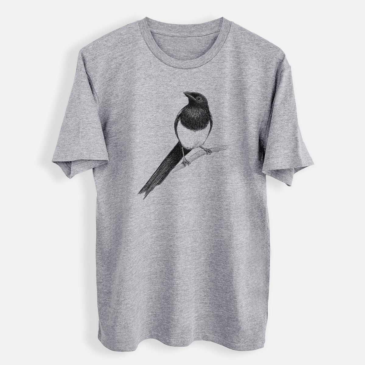 Black-billed Magpie - Pica hudsonia - Mens Everyday Staple Tee