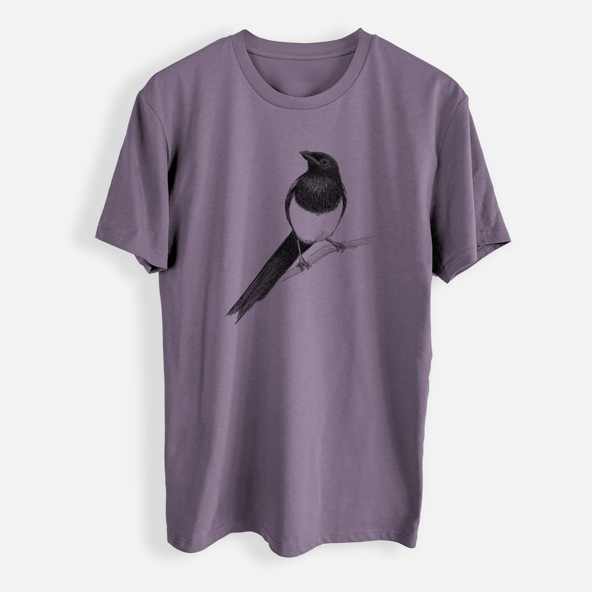 Black-billed Magpie - Pica hudsonia - Mens Everyday Staple Tee