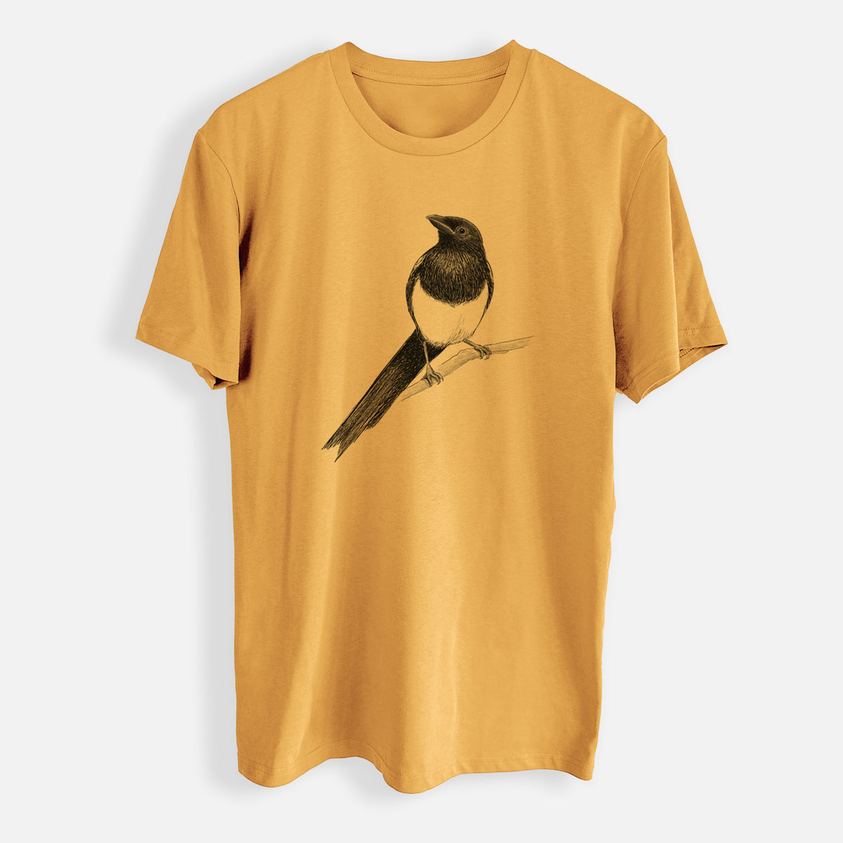 Black-billed Magpie - Pica hudsonia - Mens Everyday Staple Tee