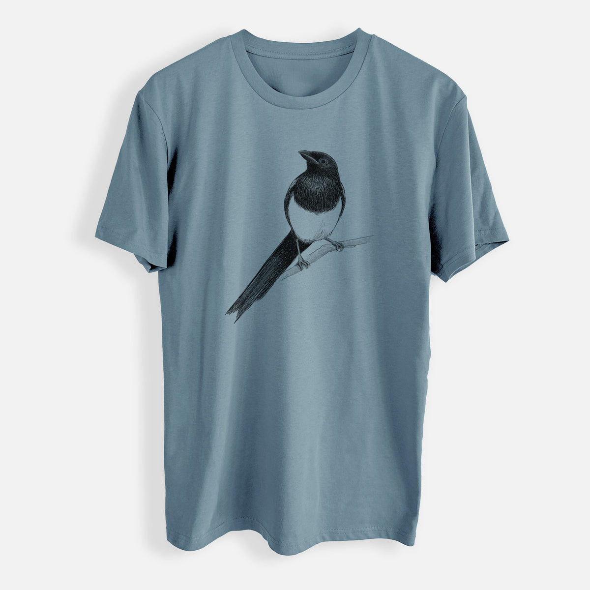 Black-billed Magpie - Pica hudsonia - Mens Everyday Staple Tee