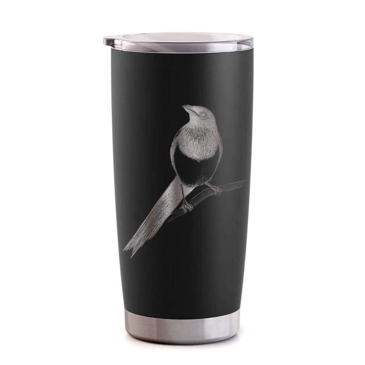 Black-billed Magpie - Pica hudsonia - 20oz Polar Insulated Tumbler