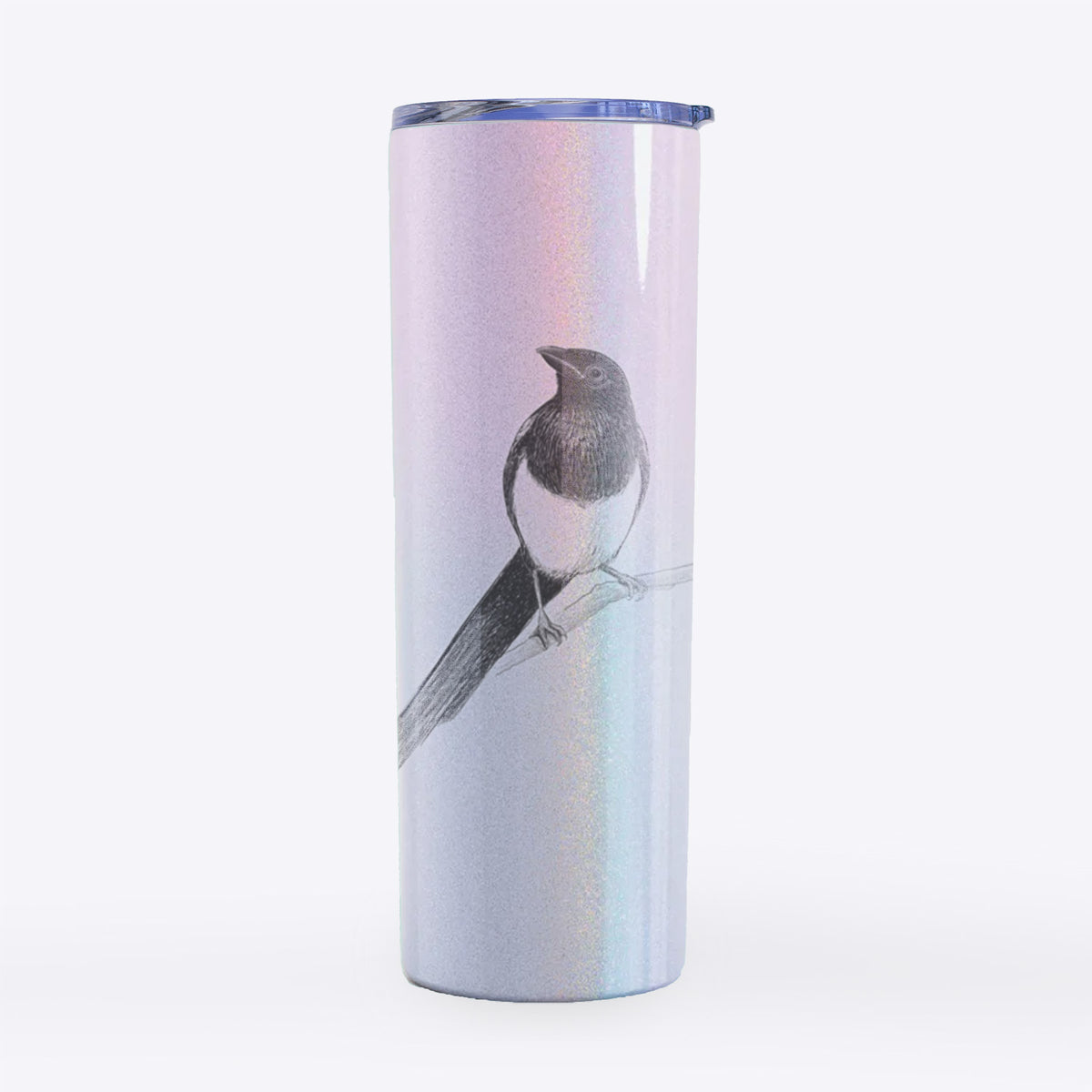 Black-billed Magpie - Pica hudsonia - 20oz Skinny Tumbler