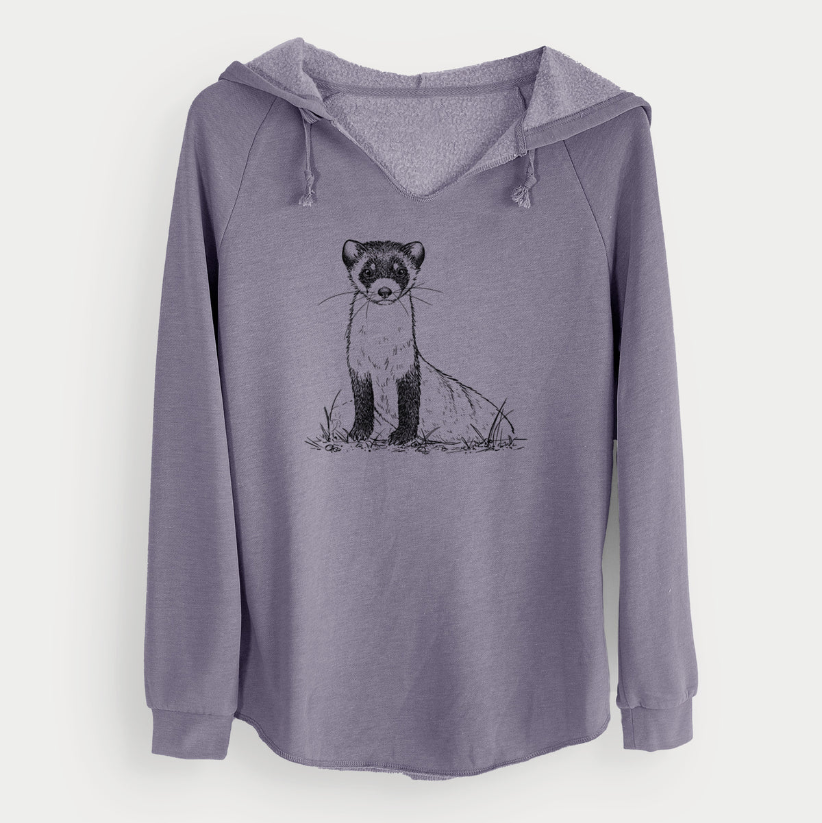 Black-footed Ferret - Mustela nigripes - Cali Wave Hooded Sweatshirt