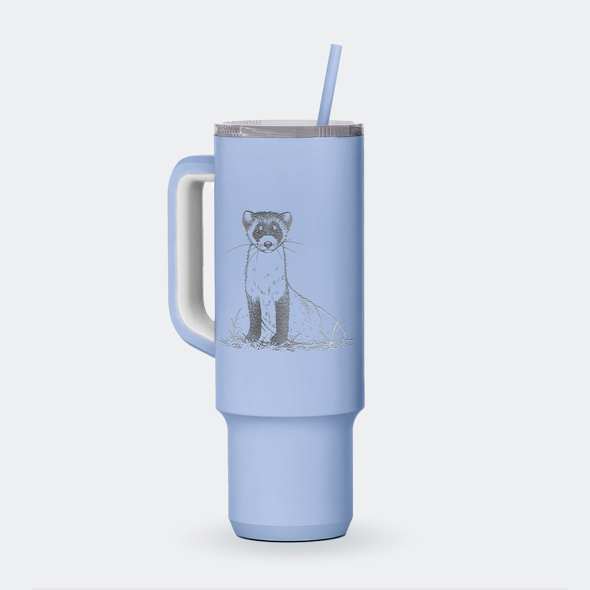 Black-footed Ferret - Mustela nigripes - 40oz Skinny Recharge Tumbler