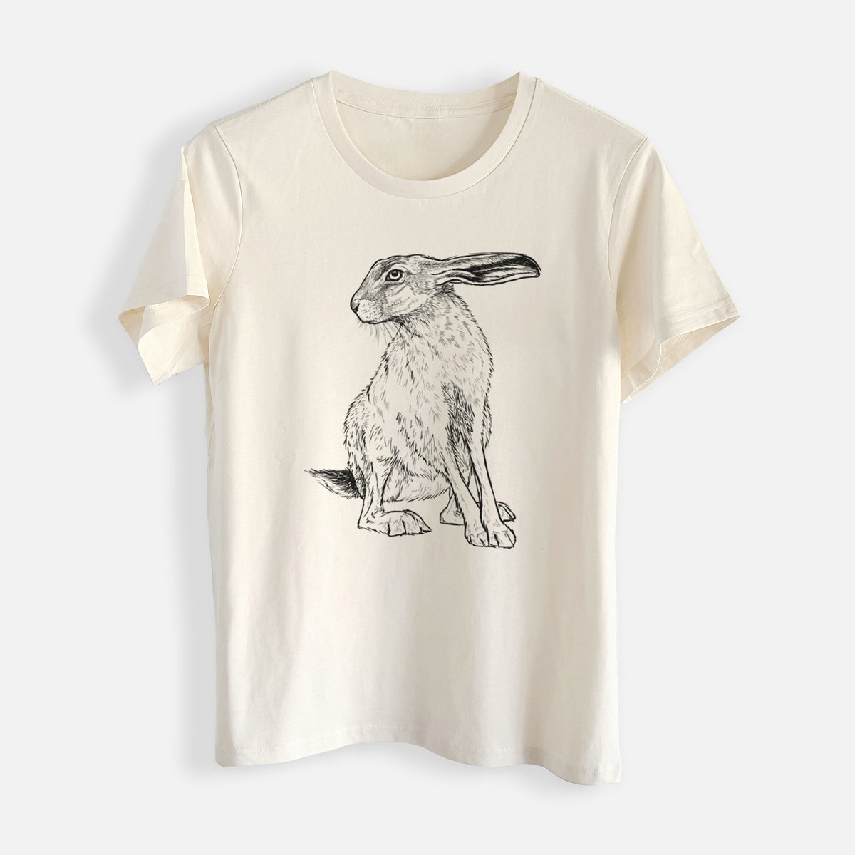 Black-tailed Jackrabbit - Lepus californicus - Womens Everyday Maple Tee