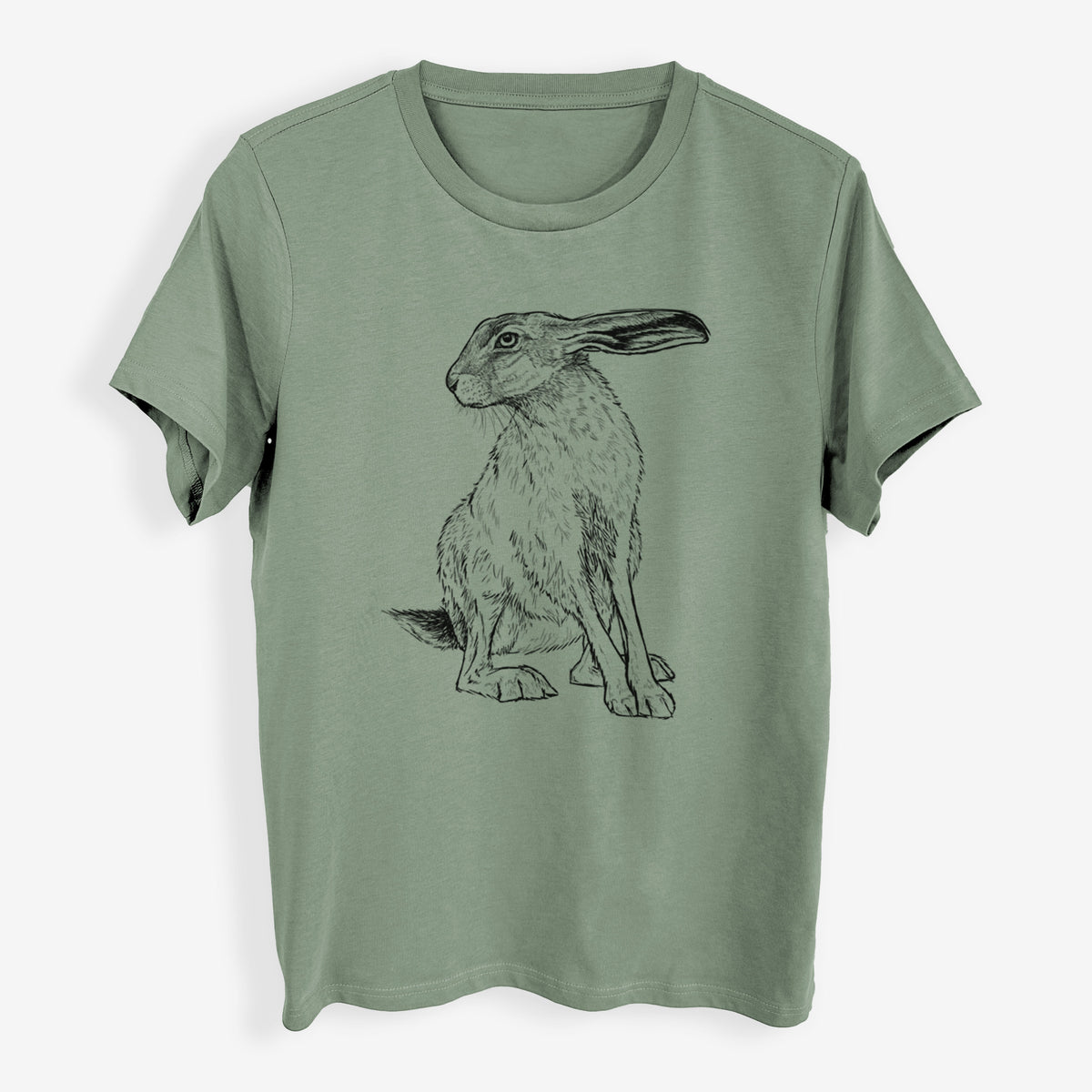 Black-tailed Jackrabbit - Lepus californicus - Womens Everyday Maple Tee