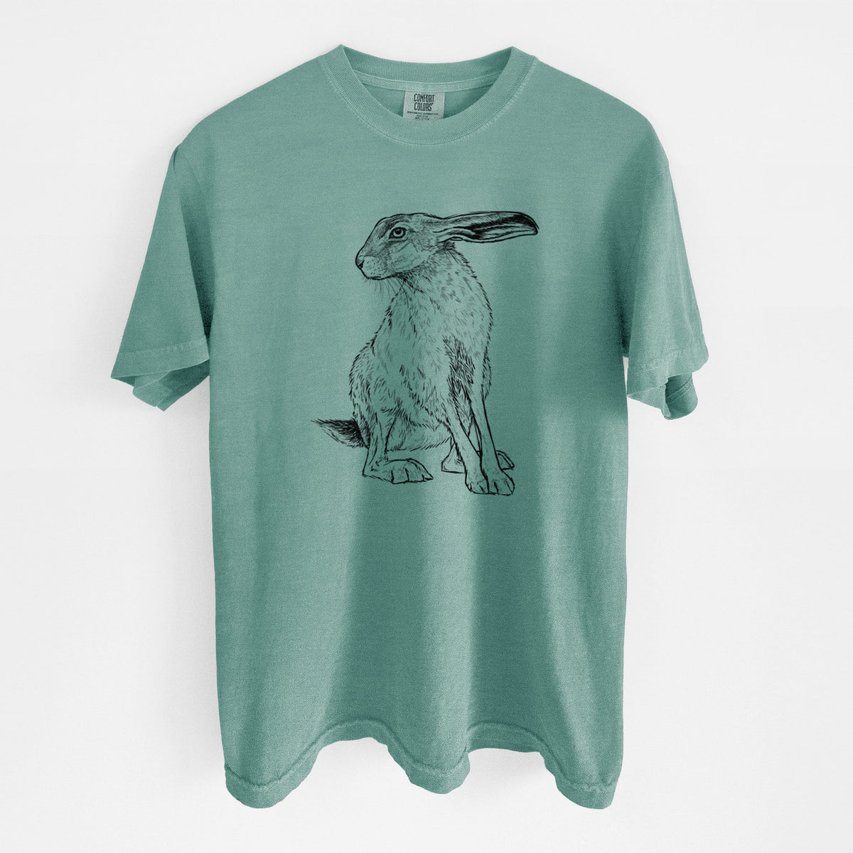 Black-tailed Jackrabbit - Lepus californicus - Unisex Comfort Colors Garment-Dyed Heavyweight T-shirt