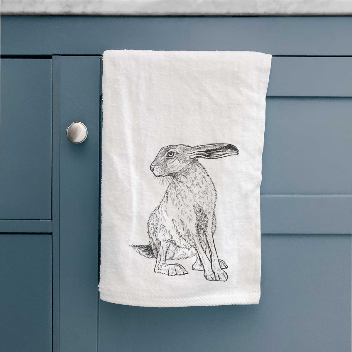 Black-tailed Jackrabbit - Lepus californicus Premium Decorative Hand Towel