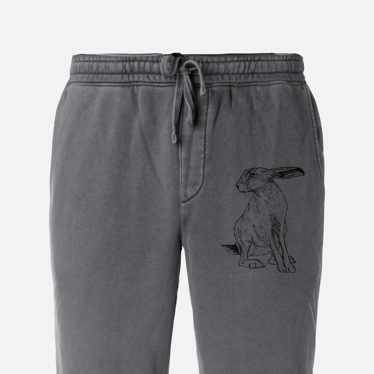 Black-tailed Jackrabbit - Lepus californicus - Unisex Pigment Dyed Sweatpants