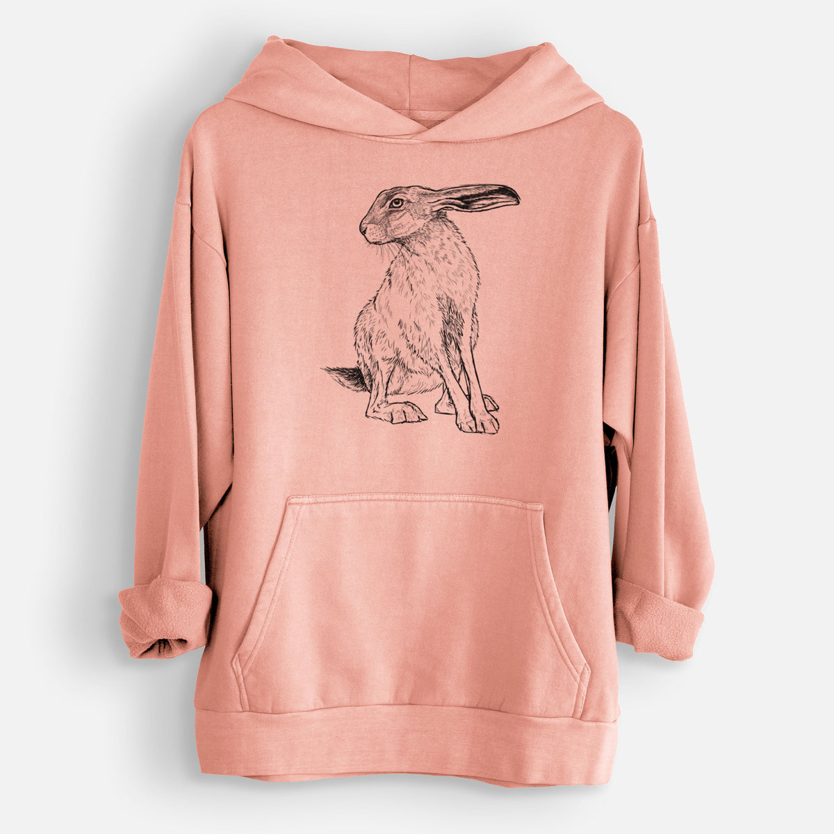 Black-tailed Jackrabbit - Lepus californicus  - Urban Heavyweight Hoodie