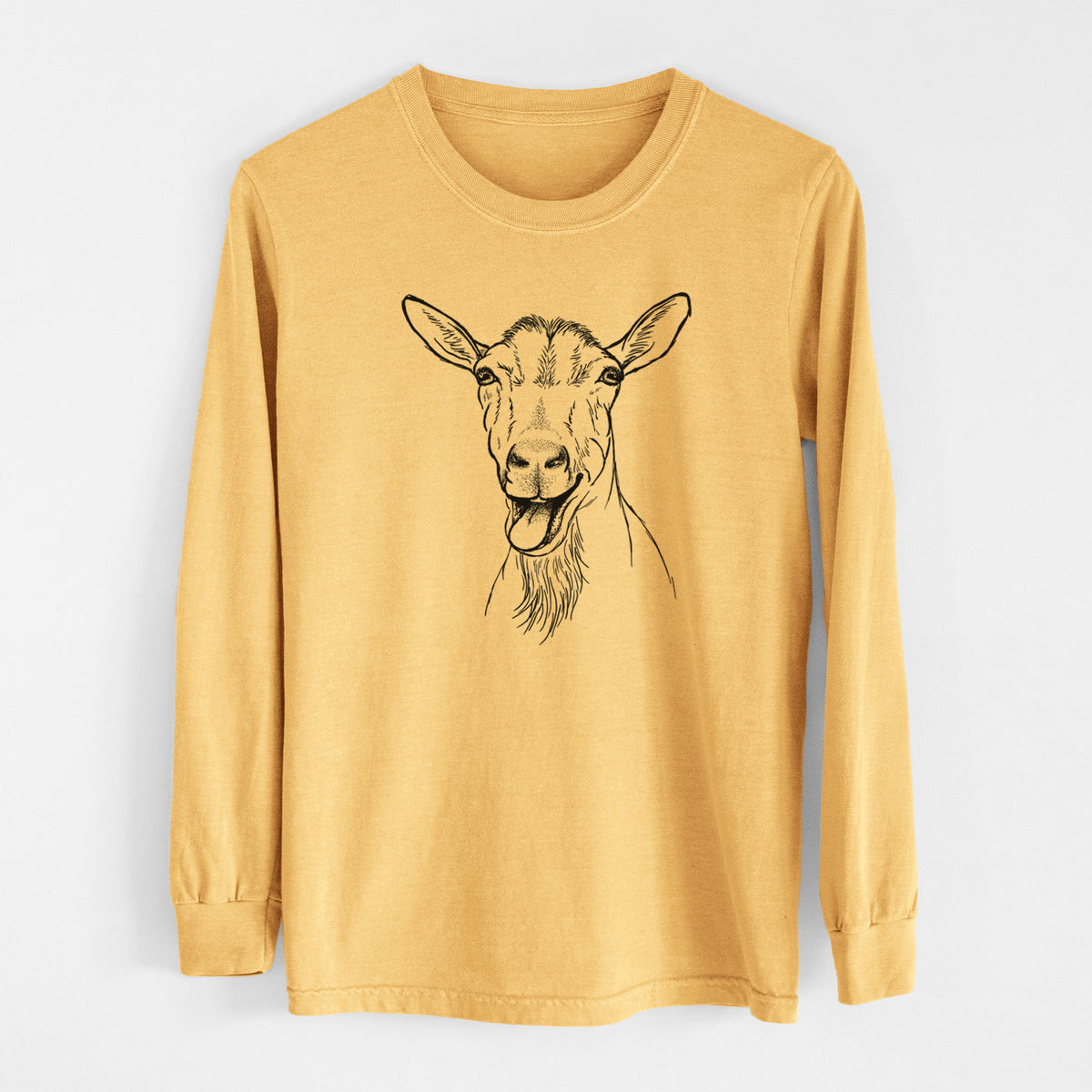 Bleating Goat - Men&#39;s Heavyweight 100% Cotton Long Sleeve