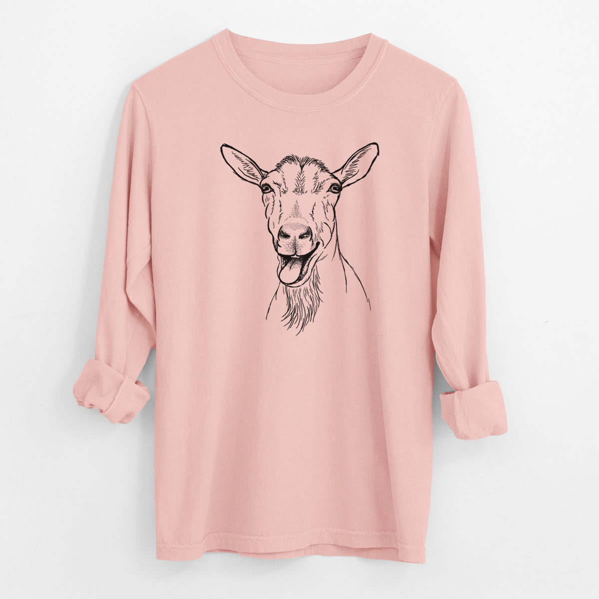 Bleating Goat - Men&#39;s Heavyweight 100% Cotton Long Sleeve