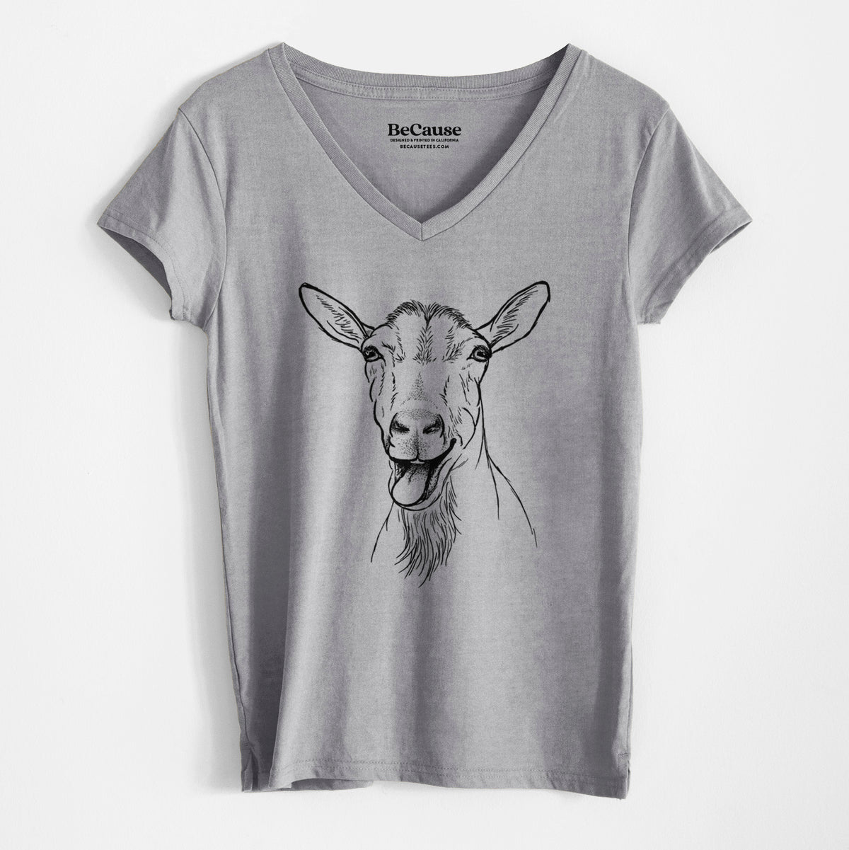 Bleating Goat - Women&#39;s 100% Recycled V-neck