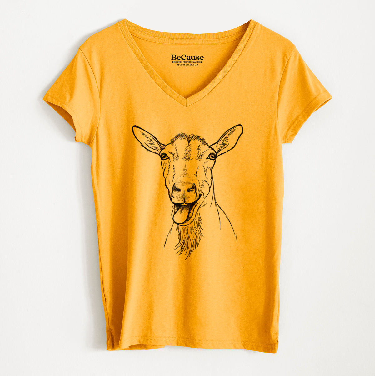 Bleating Goat - Women&#39;s 100% Recycled V-neck