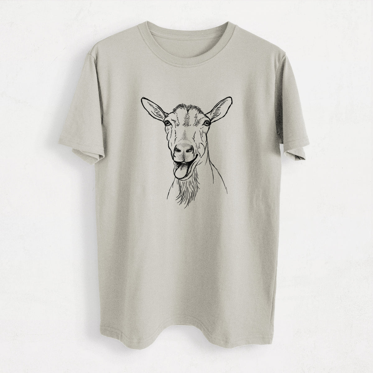 Bleating Goat - Heavyweight Men&#39;s 100% Organic Cotton Tee