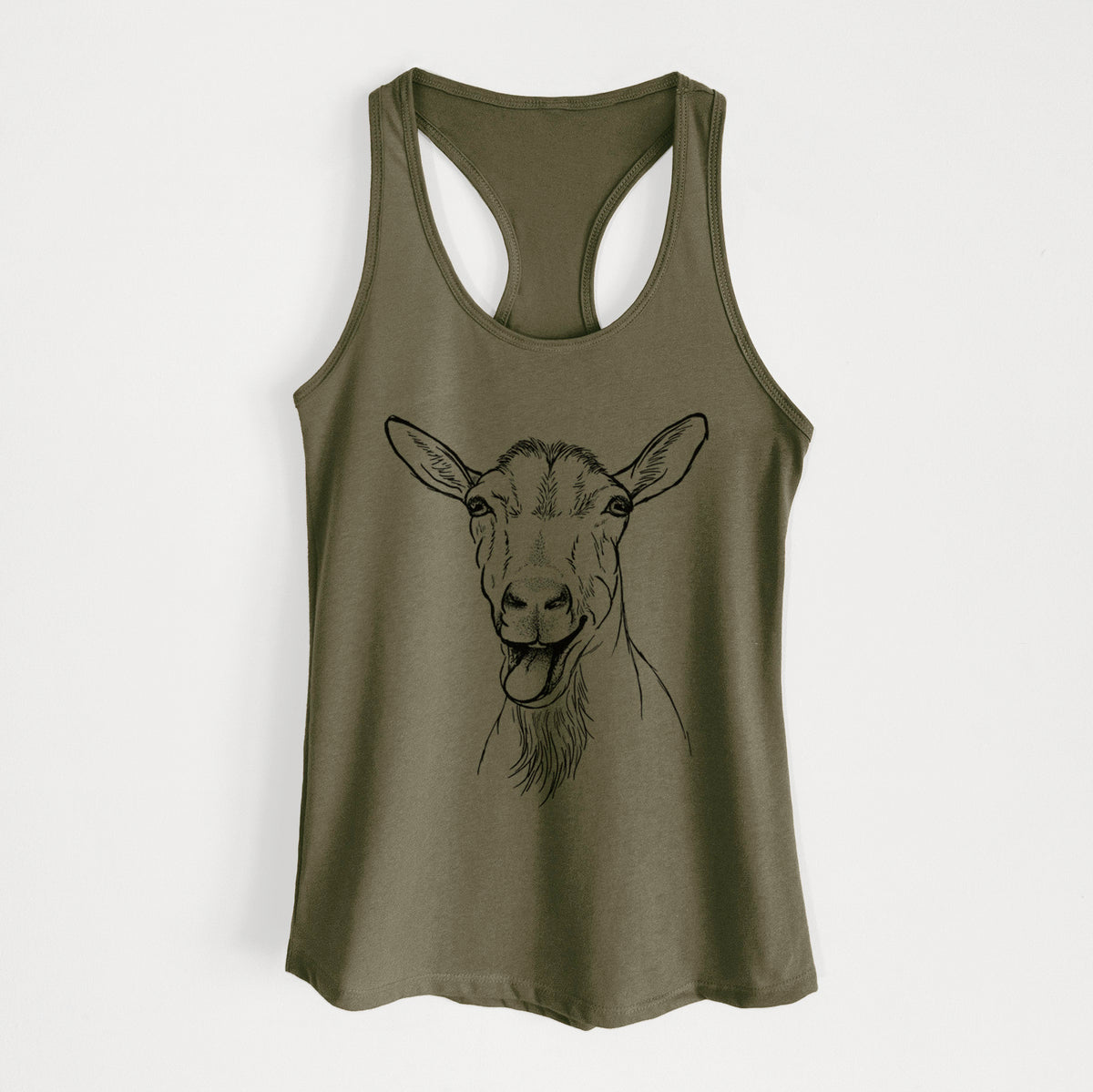 Bleating Goat - Women&#39;s Racerback Tanktop