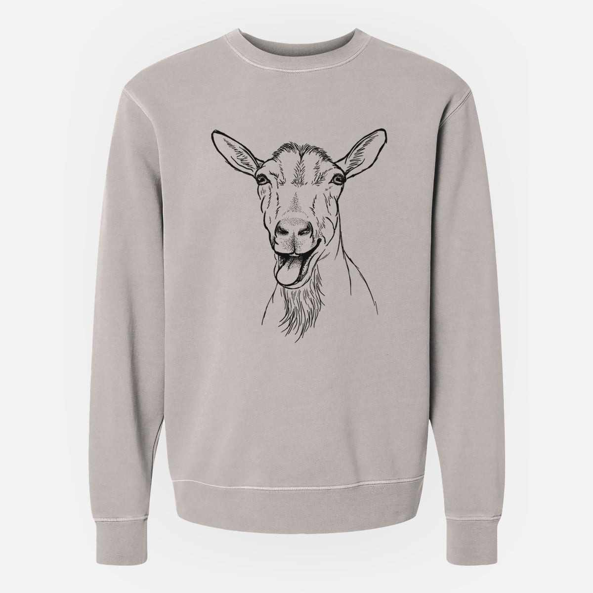 Bleating Goat - Unisex Pigment Dyed Crew Sweatshirt