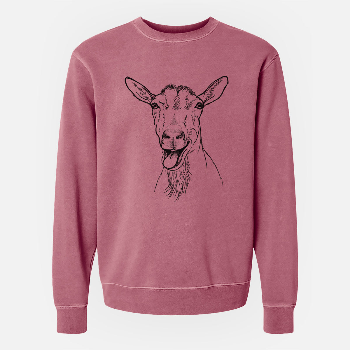 Bleating Goat - Unisex Pigment Dyed Crew Sweatshirt