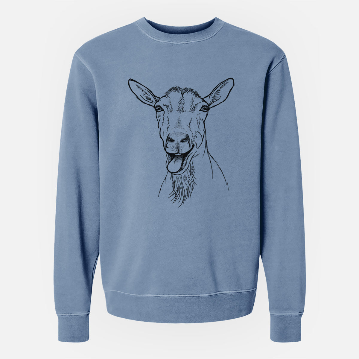 Bleating Goat - Unisex Pigment Dyed Crew Sweatshirt