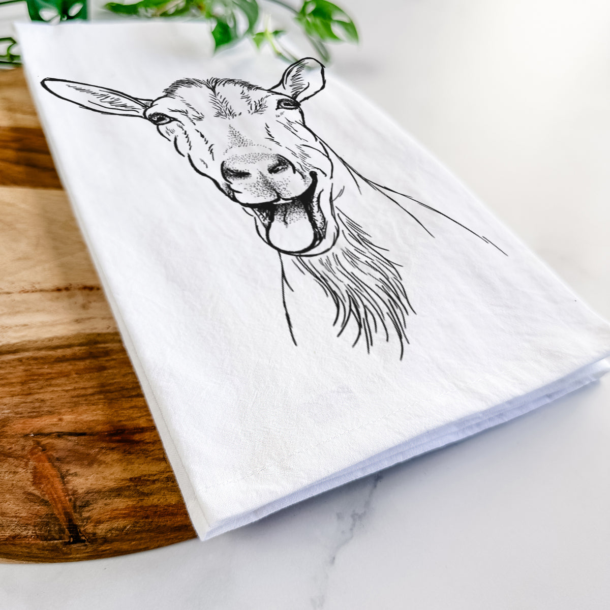 Bleating Goat Tea Towel