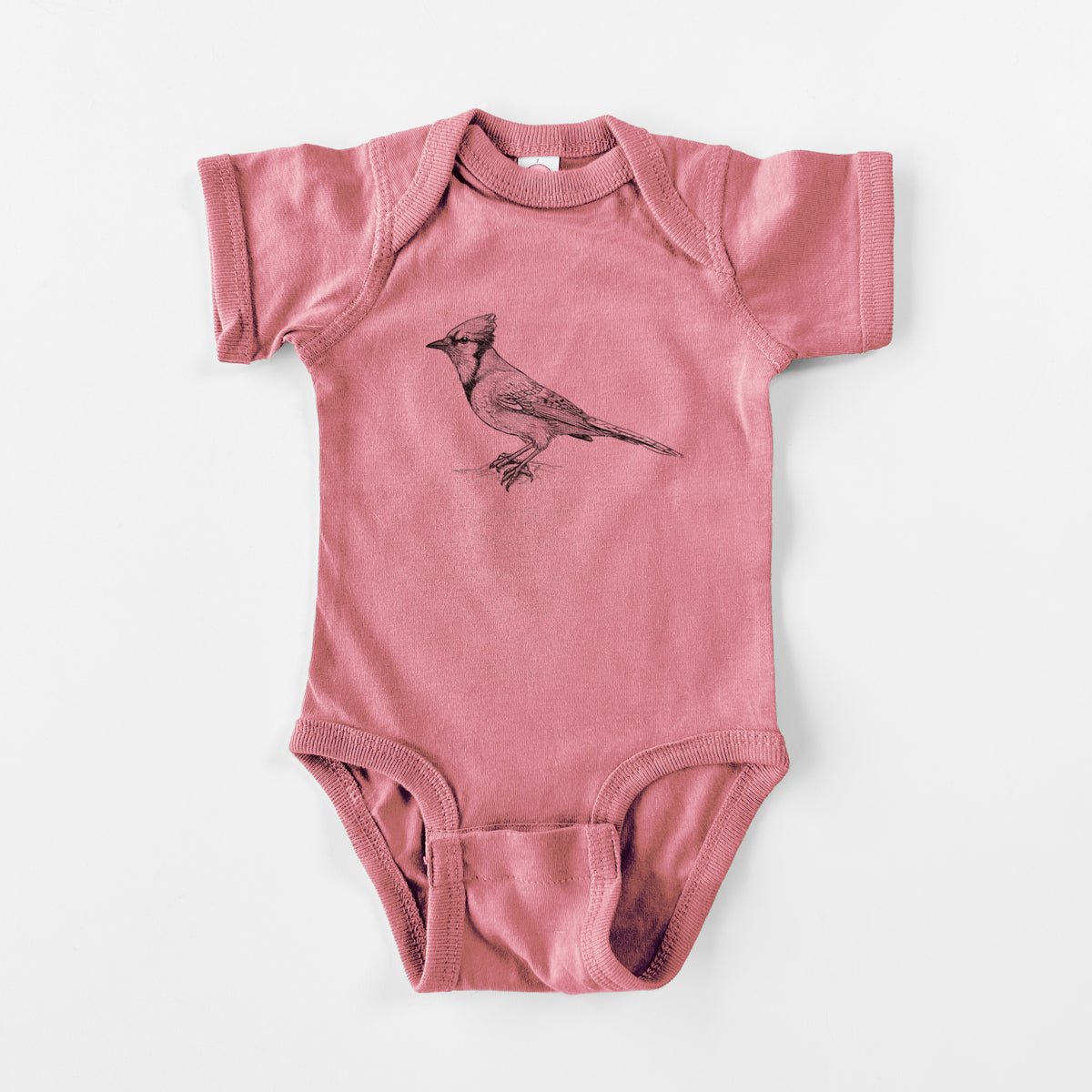 Blue Jay - Cyanocitta cristata - Baby Fine Jersey Bodysuit