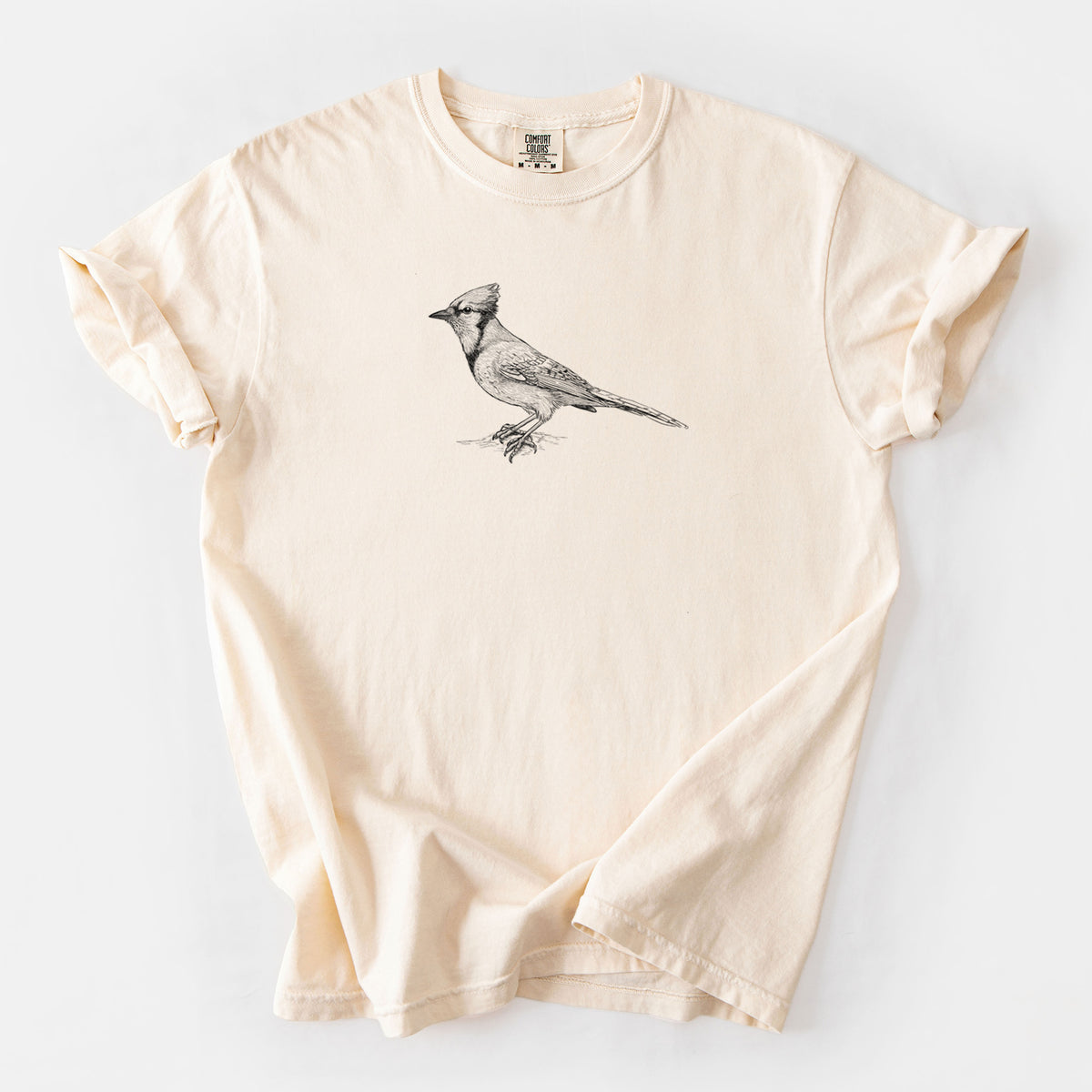 Blue Jay - Cyanocitta cristata - Unisex Comfort Colors Garment-Dyed Heavyweight T-shirt