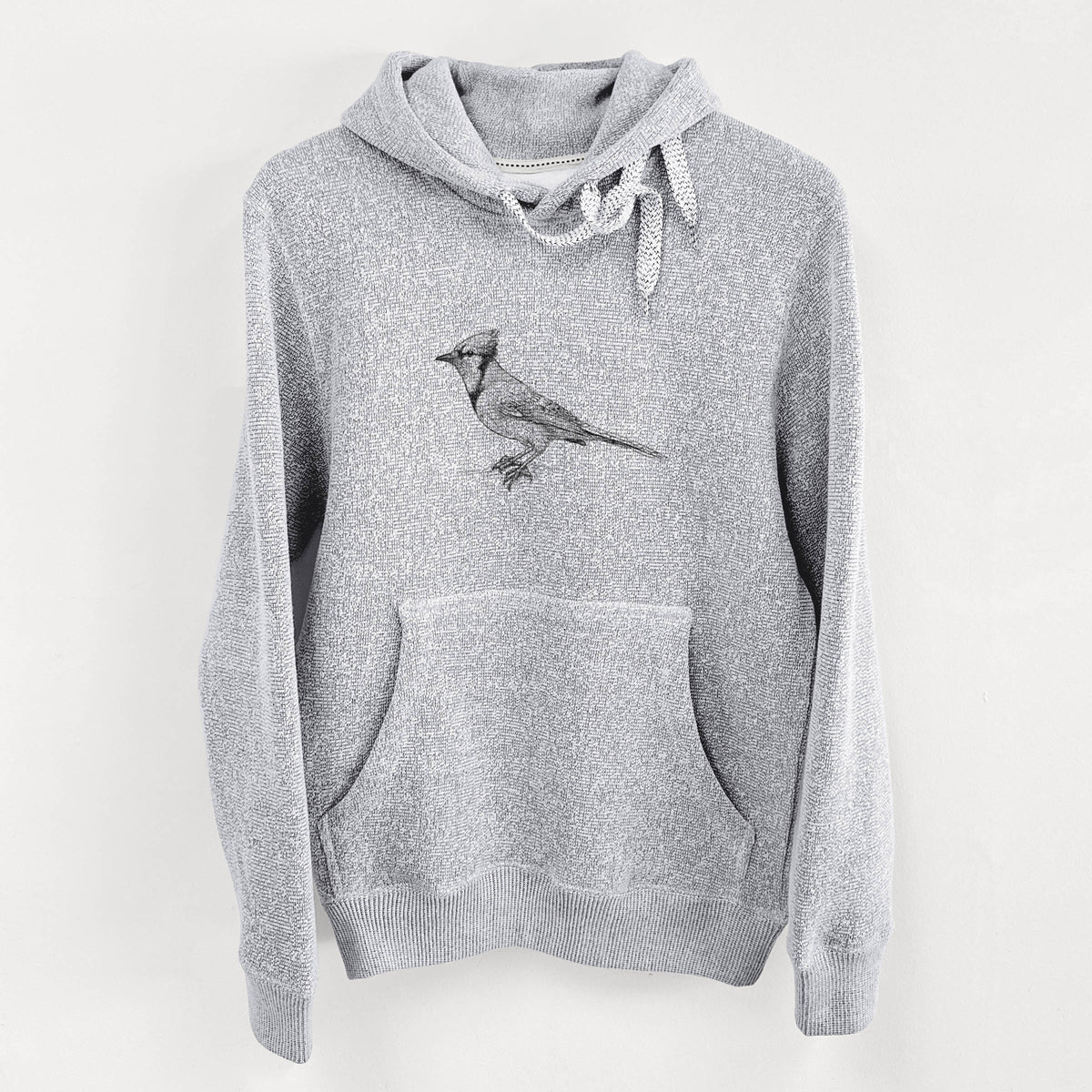 Blue Jay - Cyanocitta cristata - Knit Hoodie