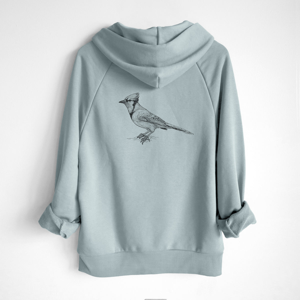 Blue Jay - Cyanocitta cristata - UltraLuxe Heavyweight French Terry Hoodie