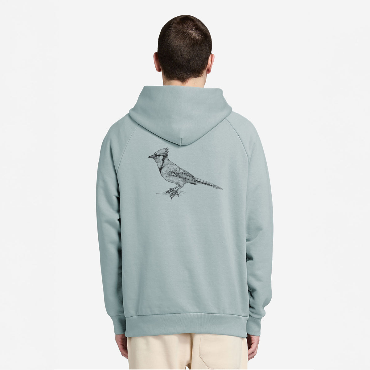 Blue Jay - Cyanocitta cristata - UltraLuxe Heavyweight French Terry Hoodie