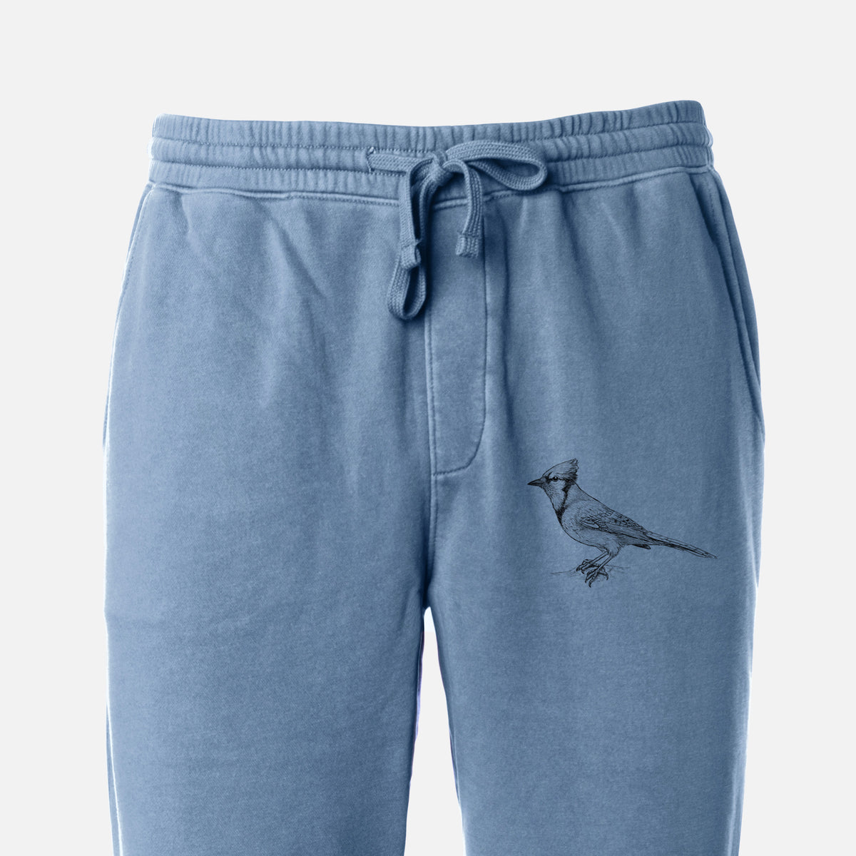 Blue Jay - Cyanocitta cristata - Unisex Pigment Dyed Sweatpants