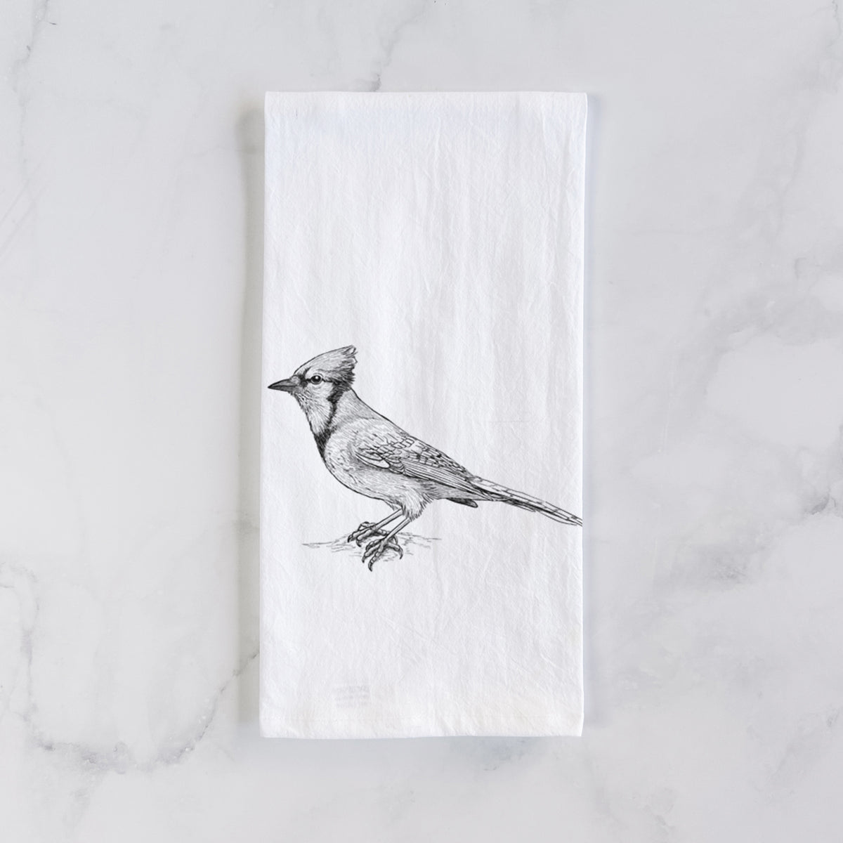 Blue Jay - Cyanocitta cristata Tea Towel