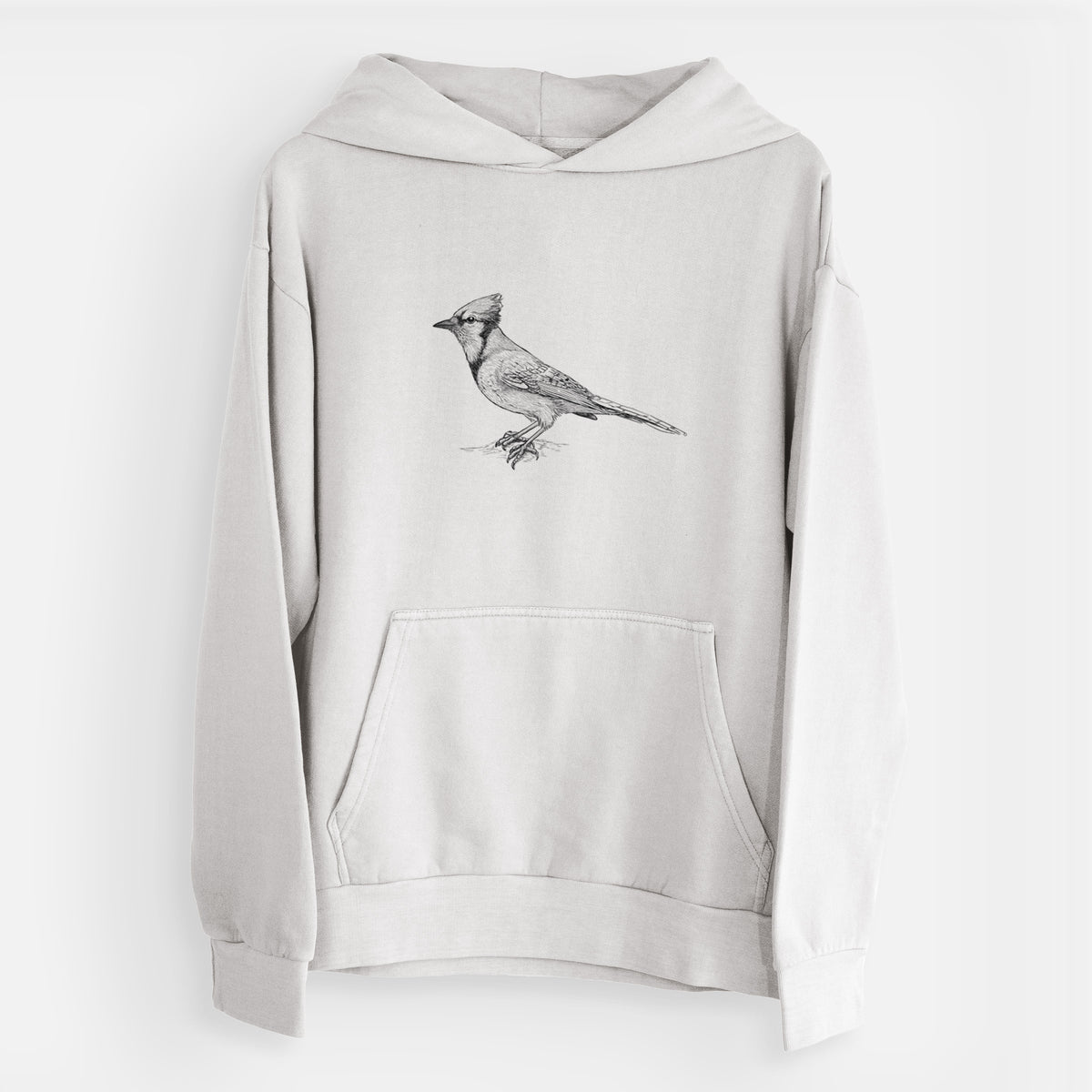 Blue Jay - Cyanocitta cristata  - Urban Heavyweight Hoodie