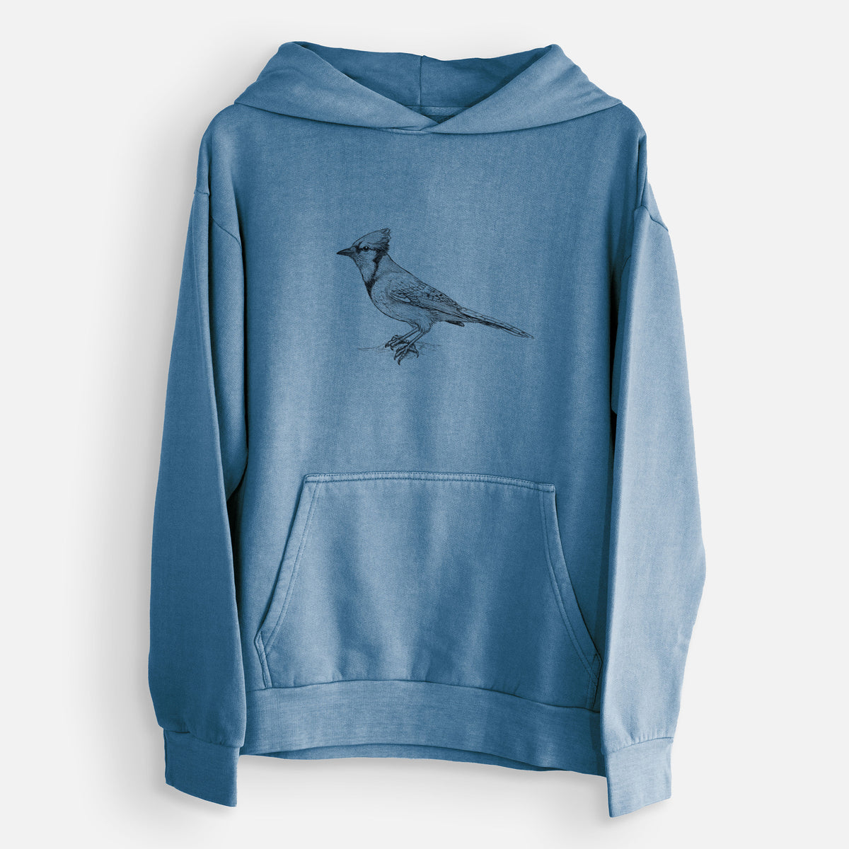 Blue Jay - Cyanocitta cristata  - Urban Heavyweight Hoodie