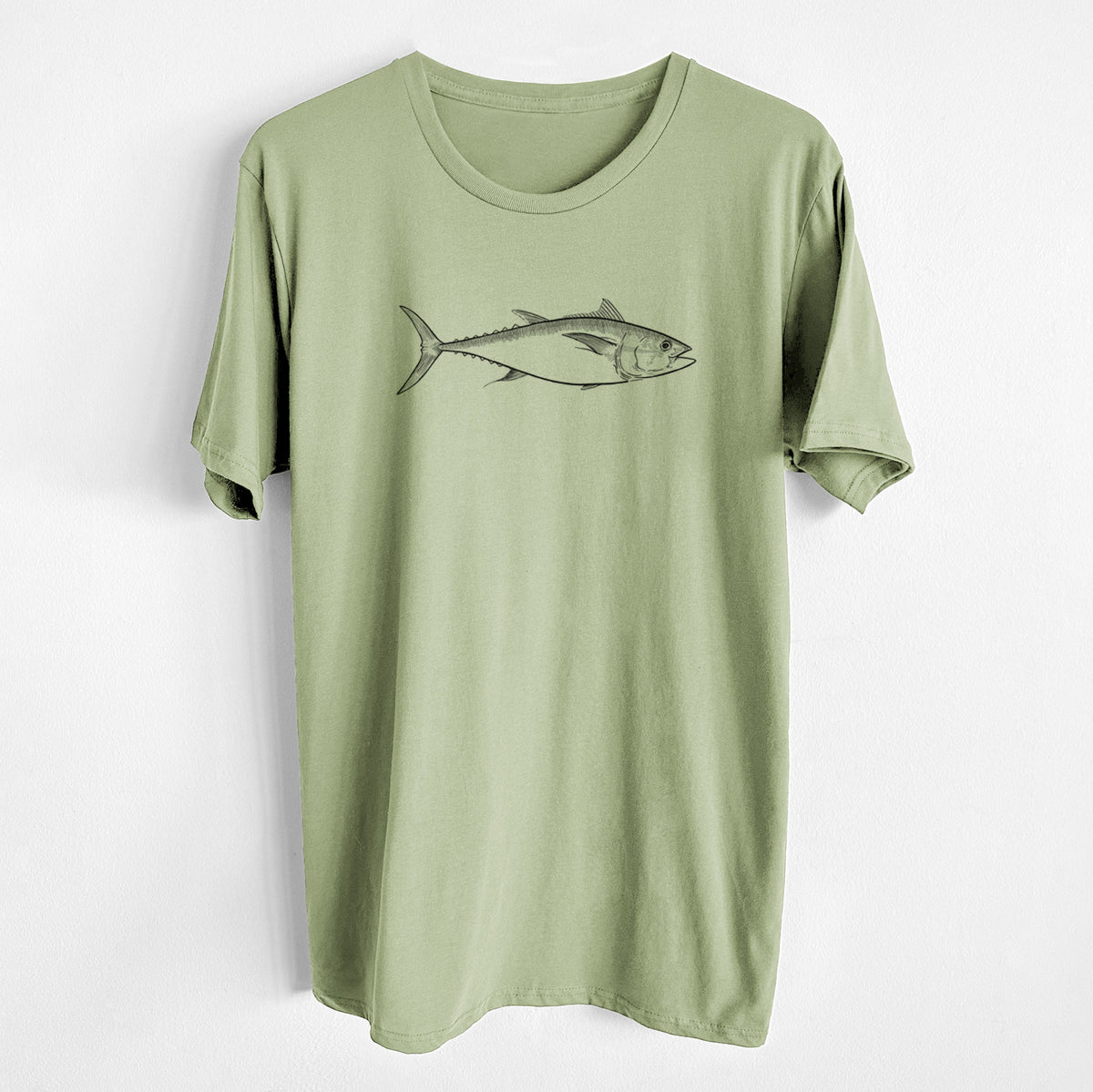 CLOSEOUT - Atlantic Bluefin Tuna - Thunnus thynnus - Unisex Crewneck - Made in USA - 100% Organic Cotton